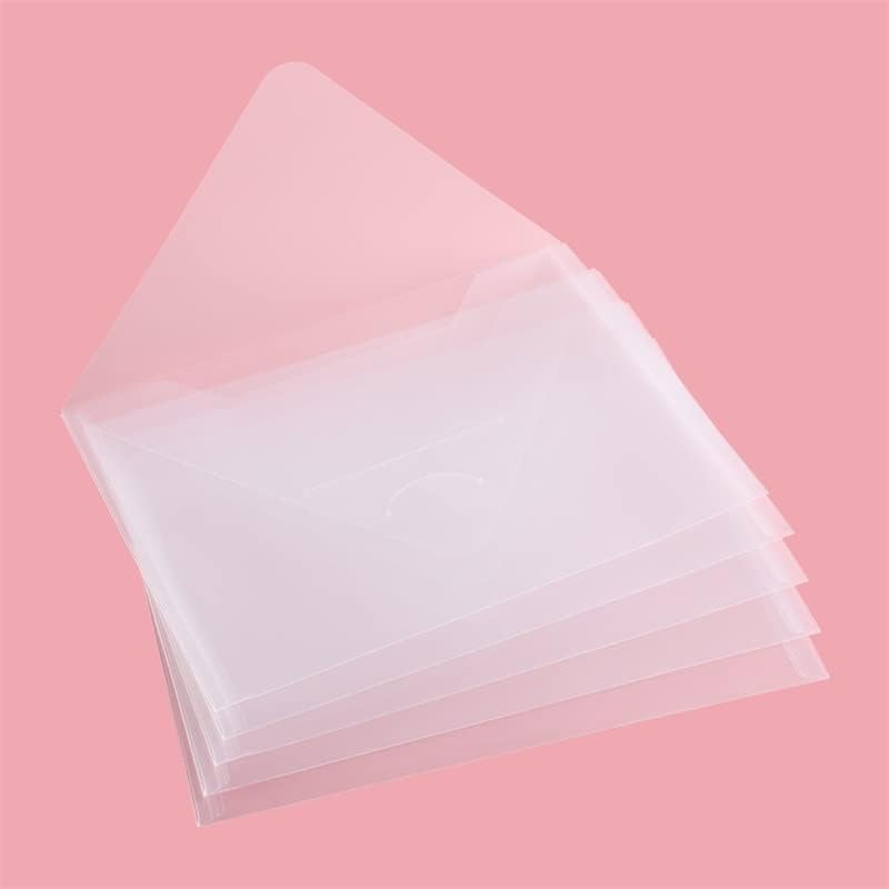 20 Pack Large Clear Stamps & Dies Plastic Storage Envelopes Pockets Transparent PVC Folder for Cutting Dies Stencil Christmas DIY Scrapbooking Paper Card Craft Making 2 Different Size Case Bags