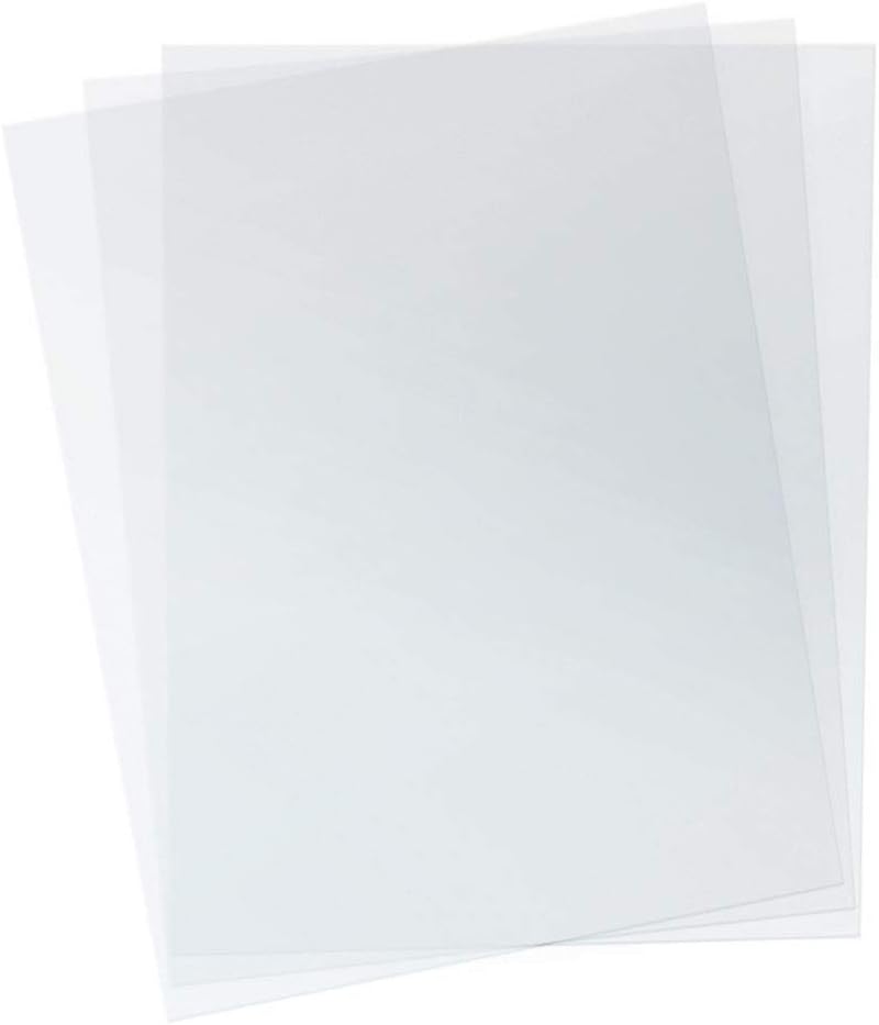 TruBind Binding Covers for Reports and Presentations - Crystal Clear PVC - 10 Mil Thick - Letter Size - 8 1/2 inch x 11 inch - Square Corners - Includes Tissue Interleaving - 100/Bx (CVR-10AST)