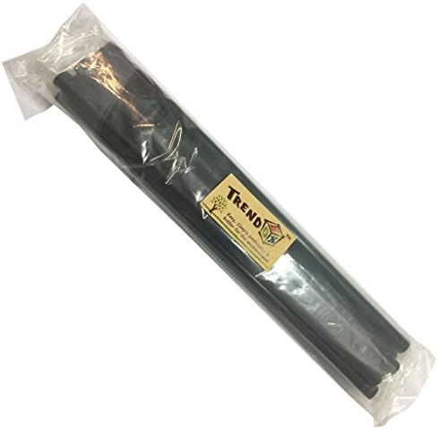 TRENDBOX Pack of 10 Black 7mmx200mm - Hot Melt Glue Sticks Strips Melting Adhesive for Handmade Craft DIY Home Office Project Craftwork Fix & Repairs