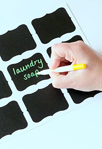 Yellow Wine Glass Marker, Chalk Ink Pen for Vinyl Stickers, Mirrors, Glass, Stainless Steel, Ceramic