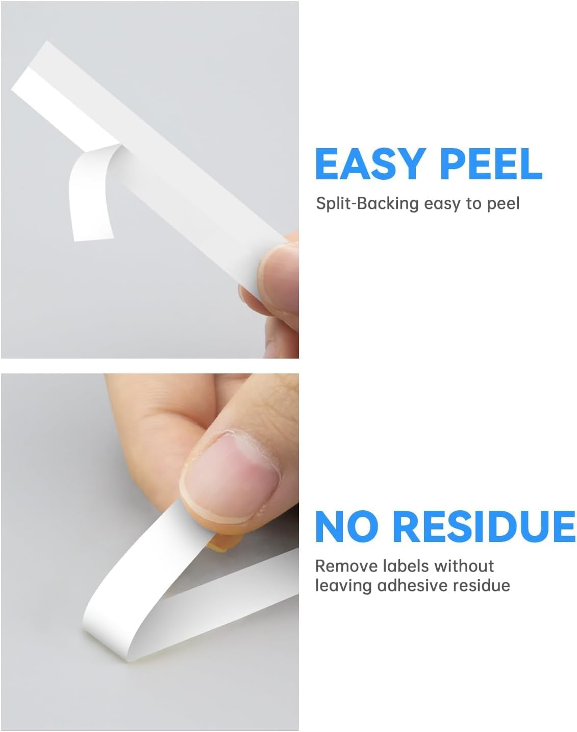 Unismar 6-Pack Compatible for Brother P Touch TZe-231 131 431 531 631 731 TZe TZ Tape 12mm 0.47 Laminated Clear/White/Red/Blue/Yellow/Green for Ptouch PT-D210 D220 H110 D400 D410 Label Maker