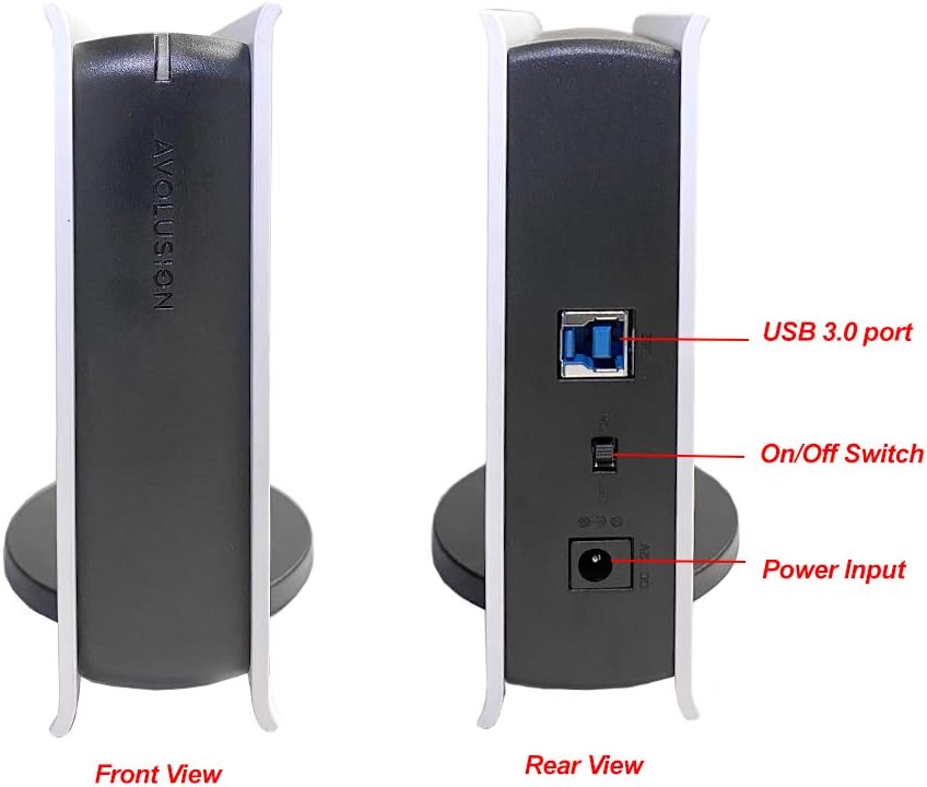 Avolusion PRO-5X Series 6TB USB 3.0 External Hard Drive for WindowsOS Desktop PC/Laptop (White) - 2 Year Warranty (Renewed)