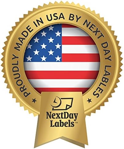 NextDayLabels - 8-1/2 x 11 Neon Color High Light Fluorescent Labels for Laser & Inkjet Printer (Pink Fluorescent, 2" Round - 20 Per Page | 1000 Labels)