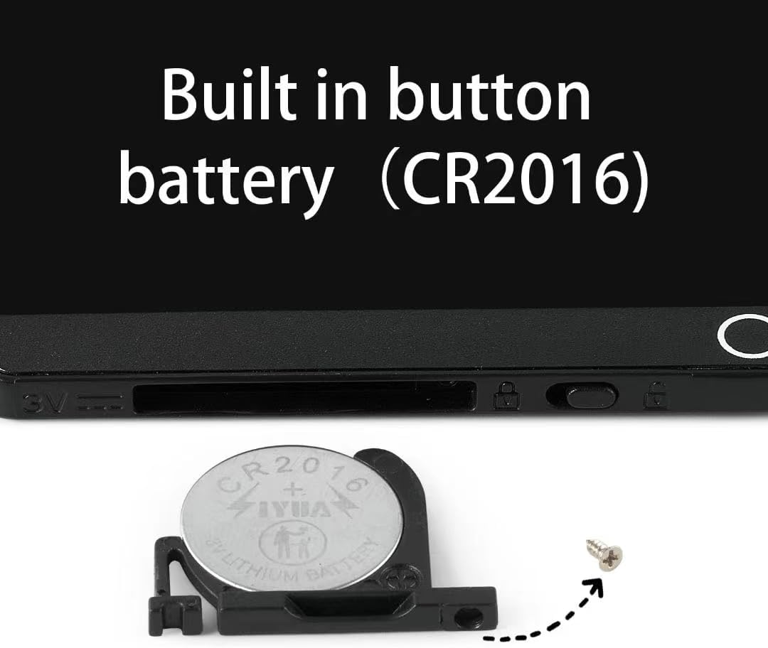 Mini LCD Writing Tablet Updated, 6.5in Erasable Reusable Electronic Drawing Pads, Electronic scratchpad, Hanging pens (Black)