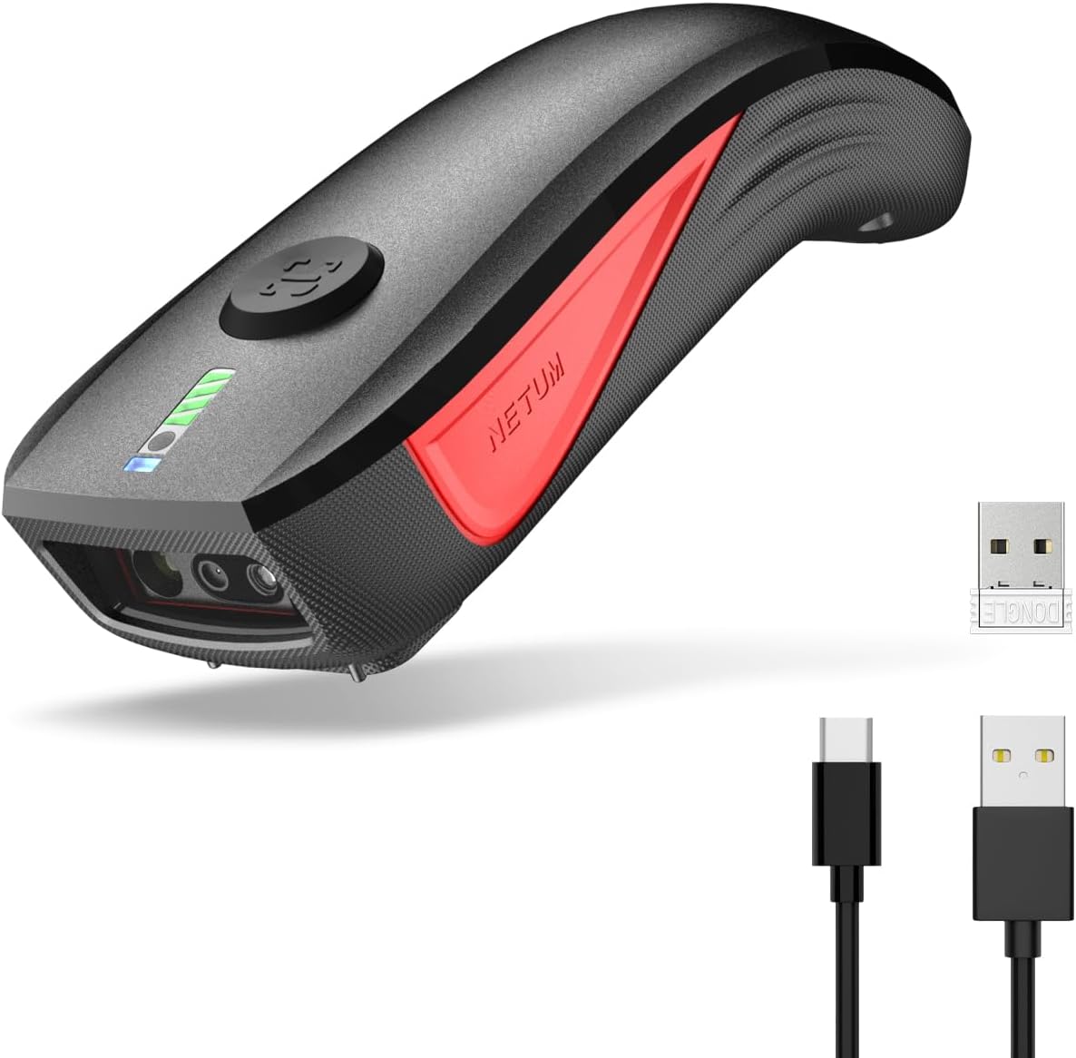 NETUM CS9501 Bluetooth QR Code Scanner– Upgraded Wireless Barcode Scanner with Zebra's Scan Engine, Portable 2D Code Reader for Inventory Management for Tablets, Android, iOS, PC and POS Systems