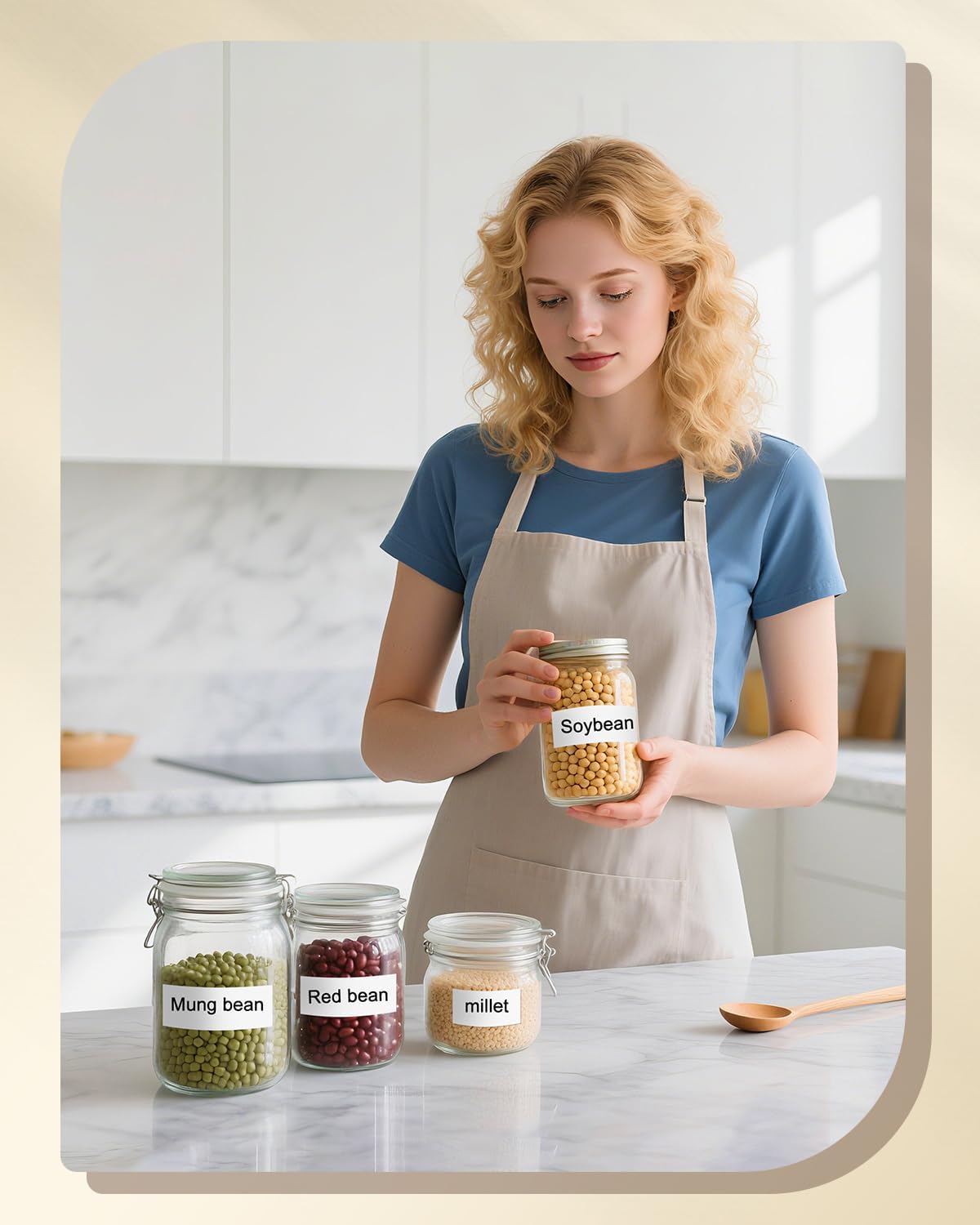 Replace for Brother TZe-251 24mm 0.94 Laminated White TZ Tape TZe251 PTouch Tape 1 Inch Work with Brother P Touch D600 E500 P700 P710BT P750W P910BT D410 PTD460BT D610BT Label Maker, 6-Pack