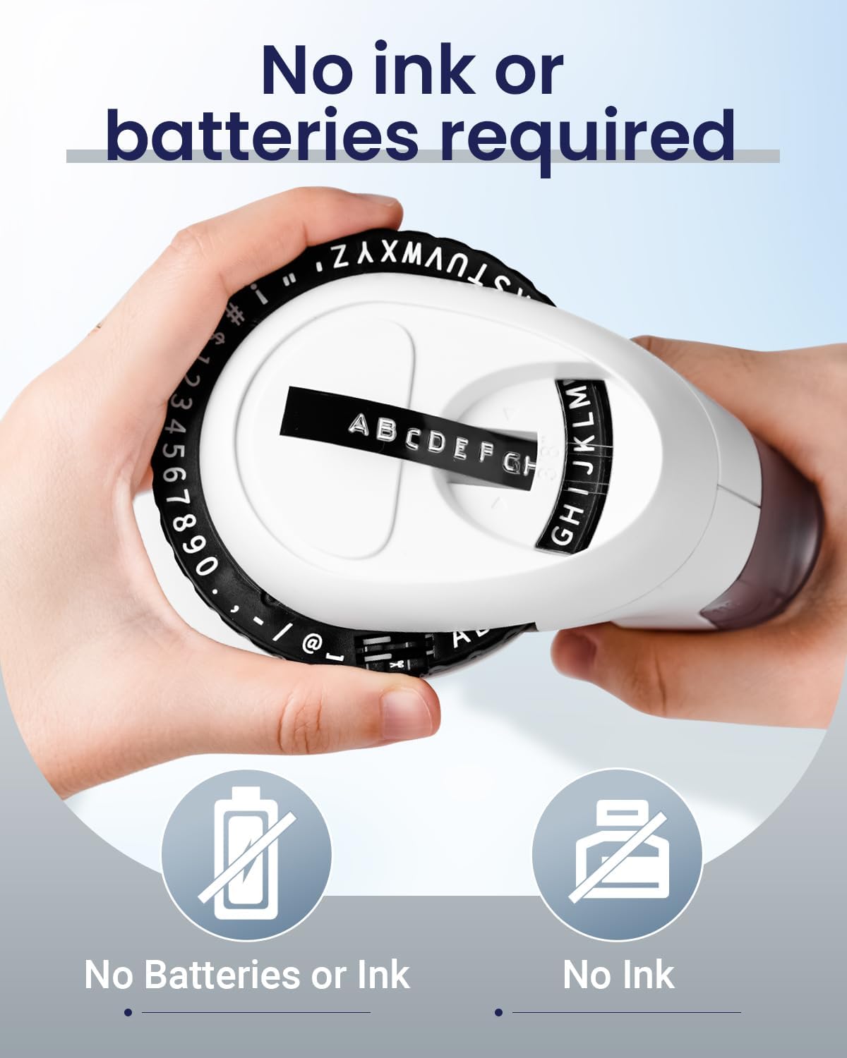 Label KINGDOM Embossing Label Maker, Old School Labeler for Home School Office,A Protable Handheld Retro Label Maker with 10 Rolls 3D Embossing Label for Home Office DIY, Black