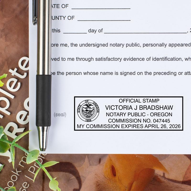 Alabama Rectangular Notary Stamp | Official State Notary Stamp | Official Seals | Meets State Specifications (Alabama, Rectangular Stamp)