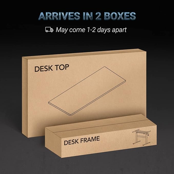 SANODESK 55 Inch 3 Stage Bamboo Electric Standing Desk, Dual Motor Height Adjustable Desk, Whole-Piece Desktop Sit to Stand Home Office Desk (White Frame/ 55” x 28” Natural Bamboo Top)