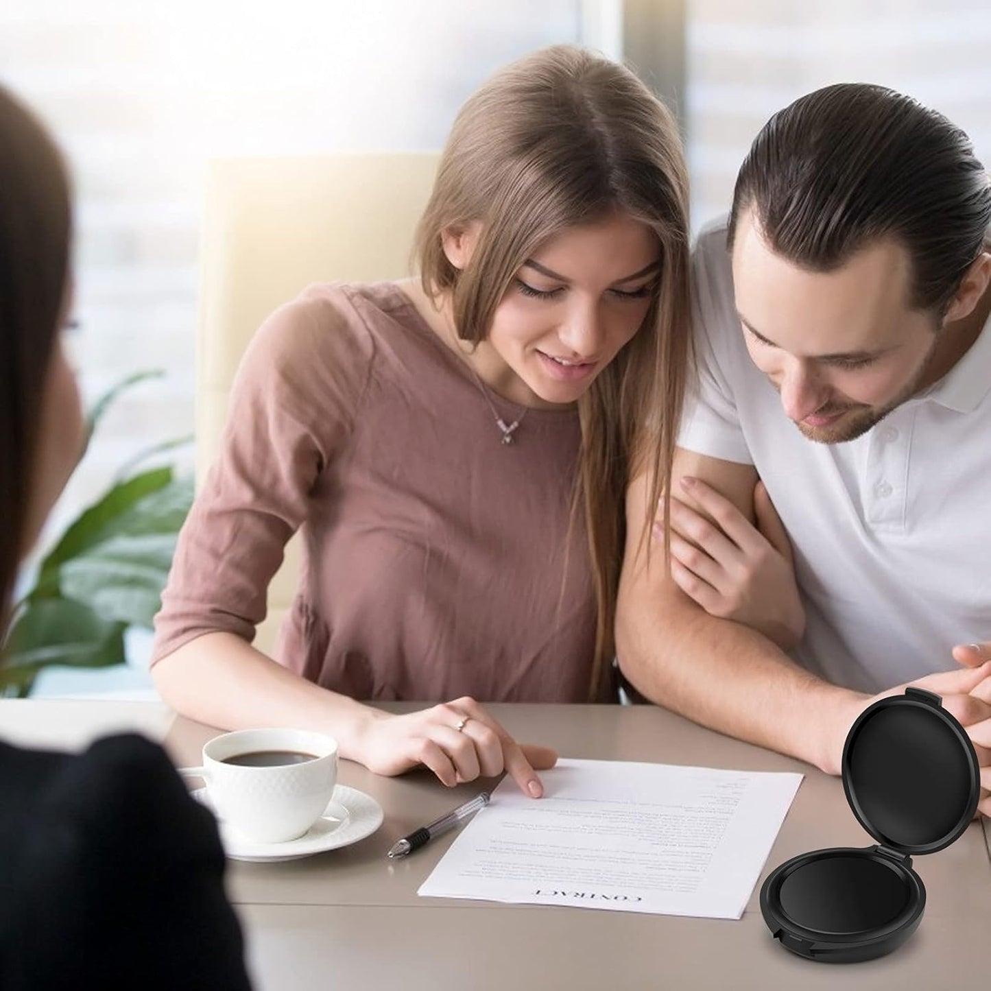 ERKOON 6 Pack Fingerprint Ink Pads, Thumbprint Ink Pad for Notary Supplies Identification Security ID Fingerprint Cards Fingerprint Black