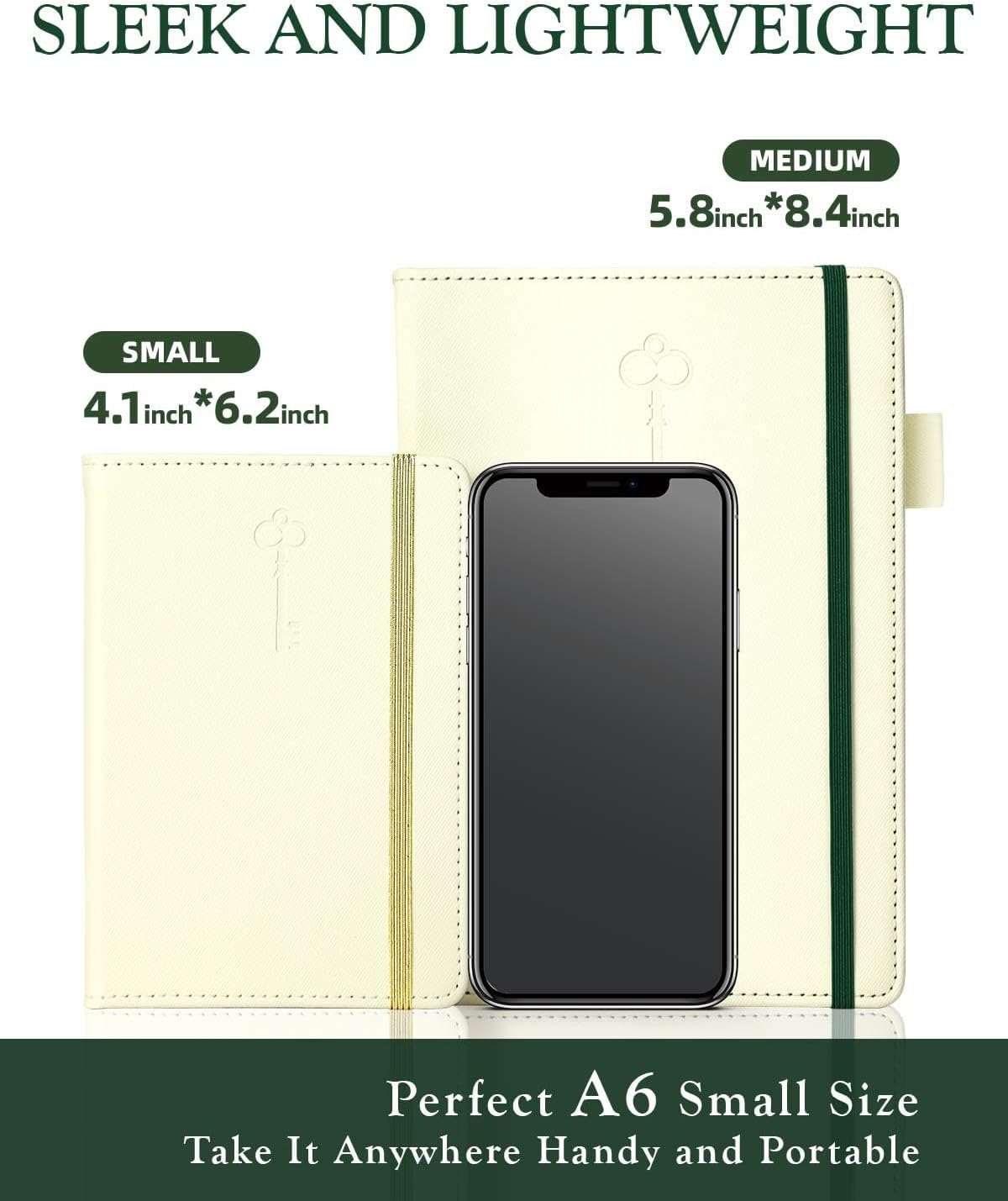 Password Keeper Book with Colorful Alphabetical Tabs, Hardcover Password Log-book for Internet Password and Website Address, 5.8"×8.4" Password Notebook for Home Office (White, Medium (5.8 x 8.4 Inch))