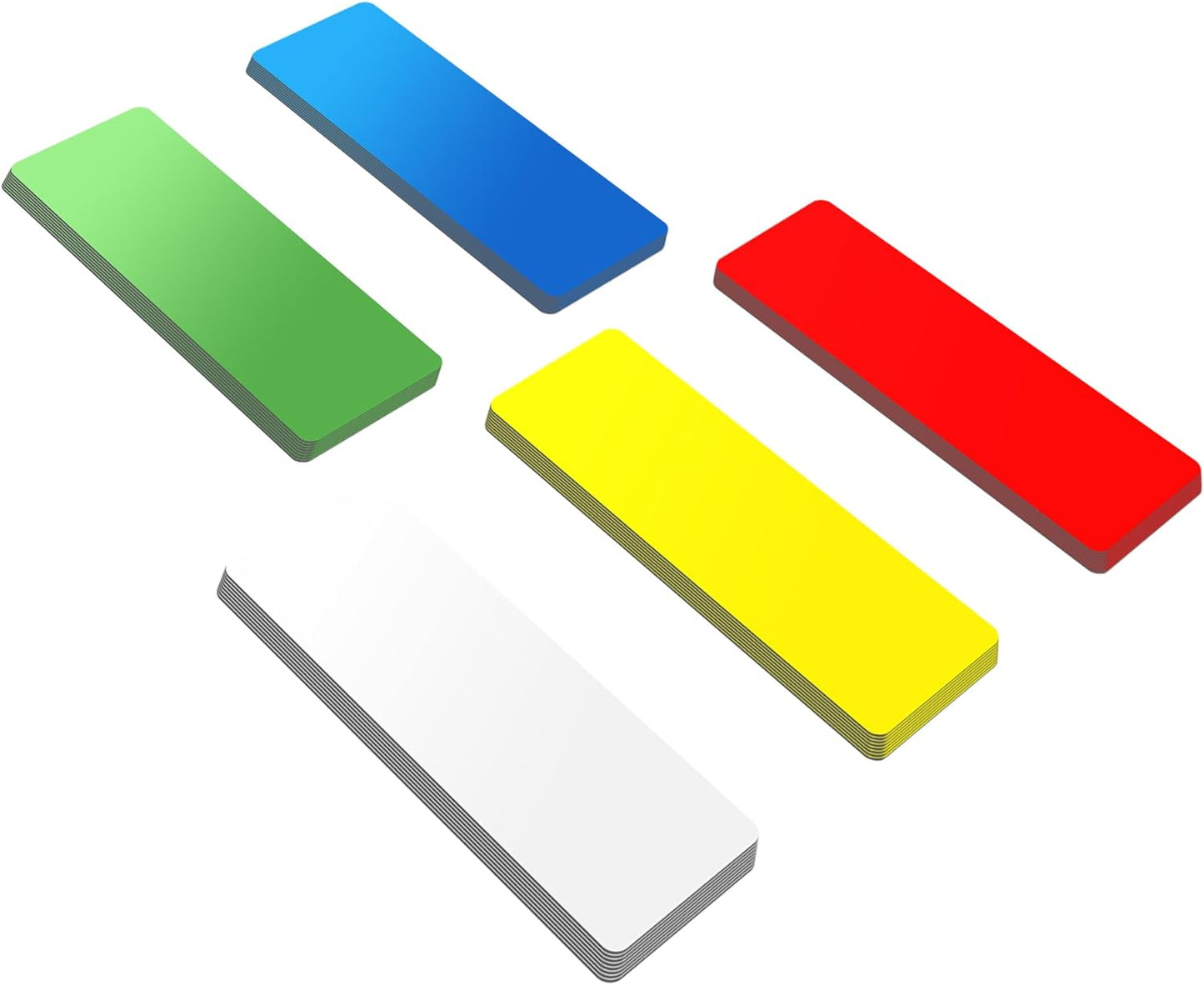 Realth Dry Erase Magnetic Labels White (4'' × 4'' 20 Pcs),Blank Reusable Magnet Stickers, Magnets for Whiteboard, Washable Magnetic Sheets, Magnetic Sticky Notes for Classroom Fridge Office