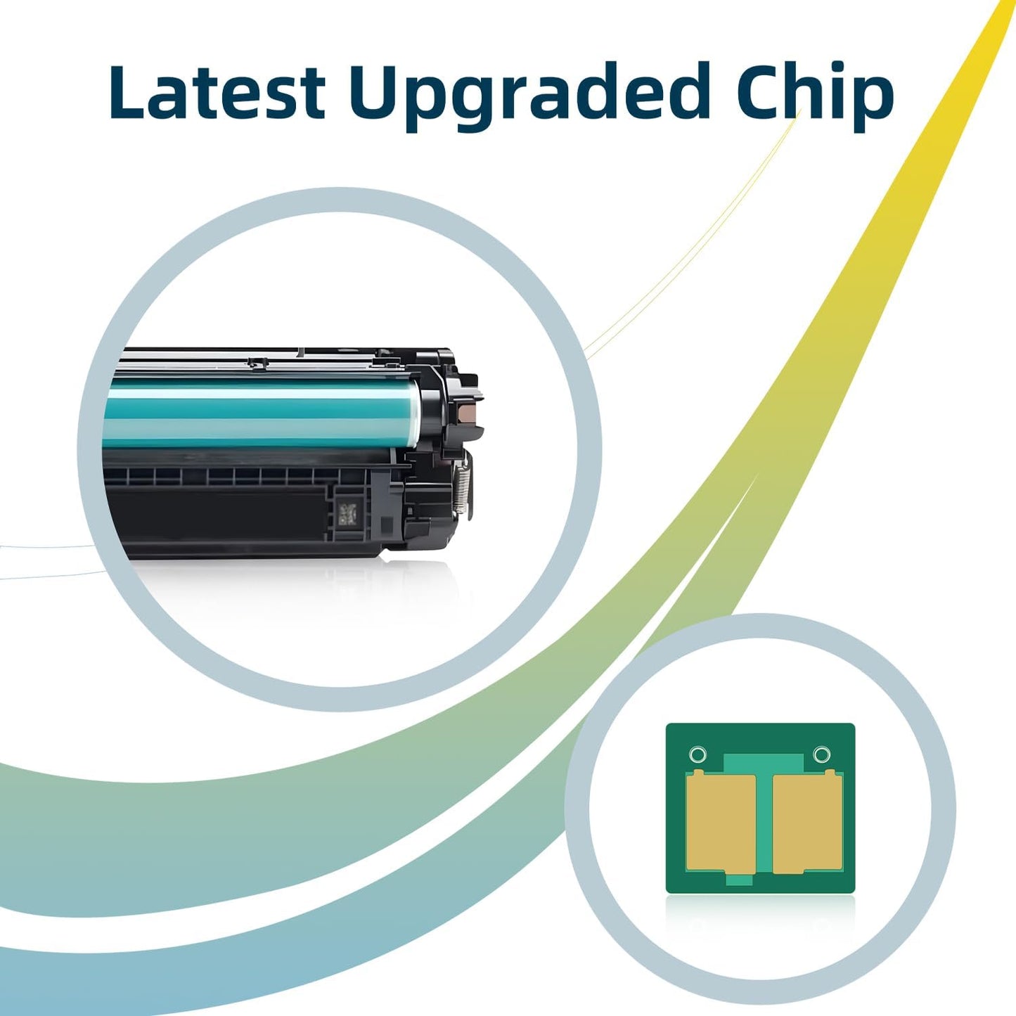 658A Remanufactured Toner Cartridges 4 Pack(with Chip) Compatible with 658A Toner Cartridge W2000A W2001A W2002A W2003A- Working with Color Enterprise M751dn M751n Printer(Black Cyan Yellow Magenta)