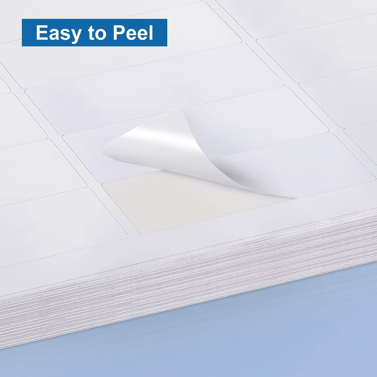 Methdic Address Labels 1" x 2-5/8" 900 Labels Sticker Paper for Laser/Ink Jet Printer Mailing Labels 8.5"×11" White 30 per Sheet