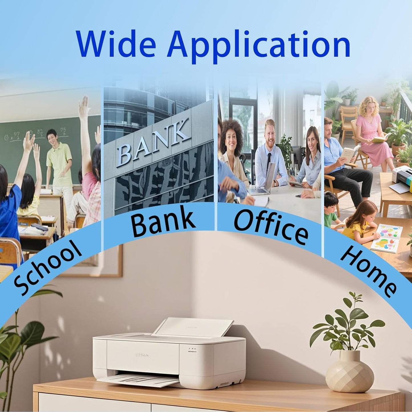 (with Chip) 006R04677 006R04678 006R04679 006R04680 Toner Cartridge Works for C410 C410DN VersaLink C415 C415DN Printers (4-Pack)