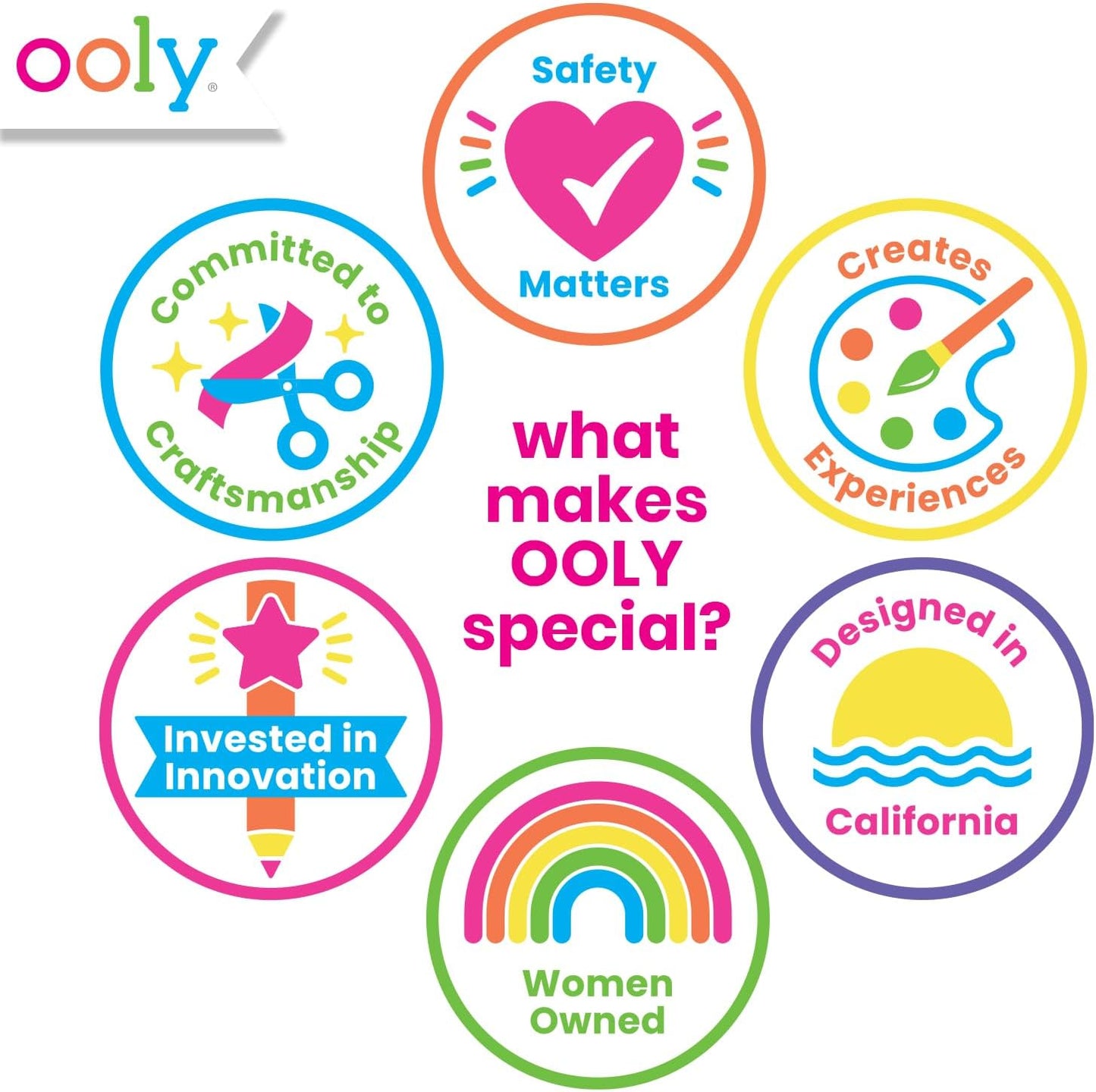 Ooly Double-Ended Colored Pencils, Set of 12 with 24 Colors, Drawing & Coloring Pencils for Kids and Adults, Colorful Back to School Supplies for Arts and Crafts, Double-Ended