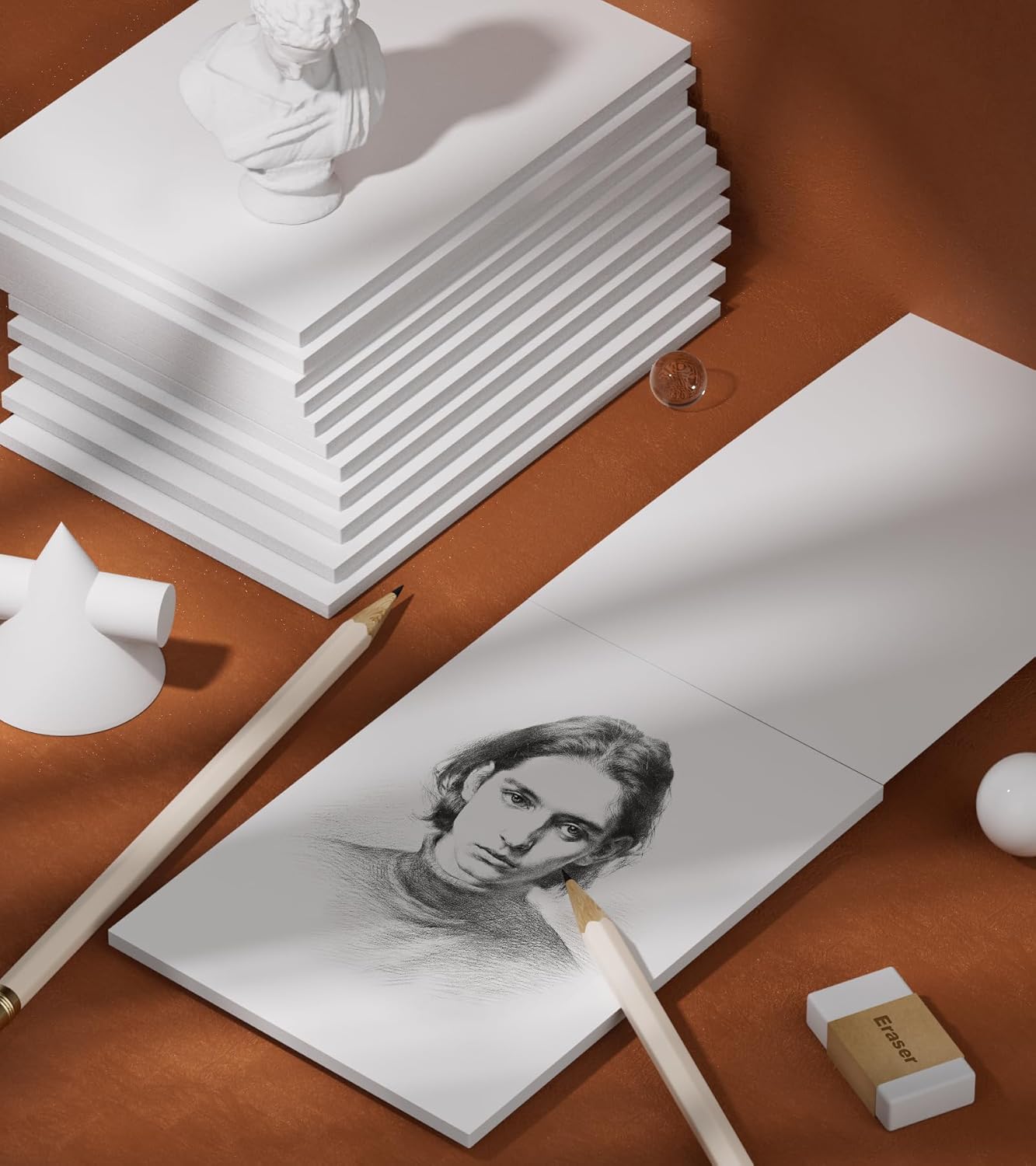 Note Pads 4x6 - Small Memo Pads - 12 Pack Server Note Pads - 50 Sheets Each Pads - Blank Notepad Scratch Paper Pads 4x6'' for Writing Notes/Grocery List, Office & School Supplies Pocket Notepads