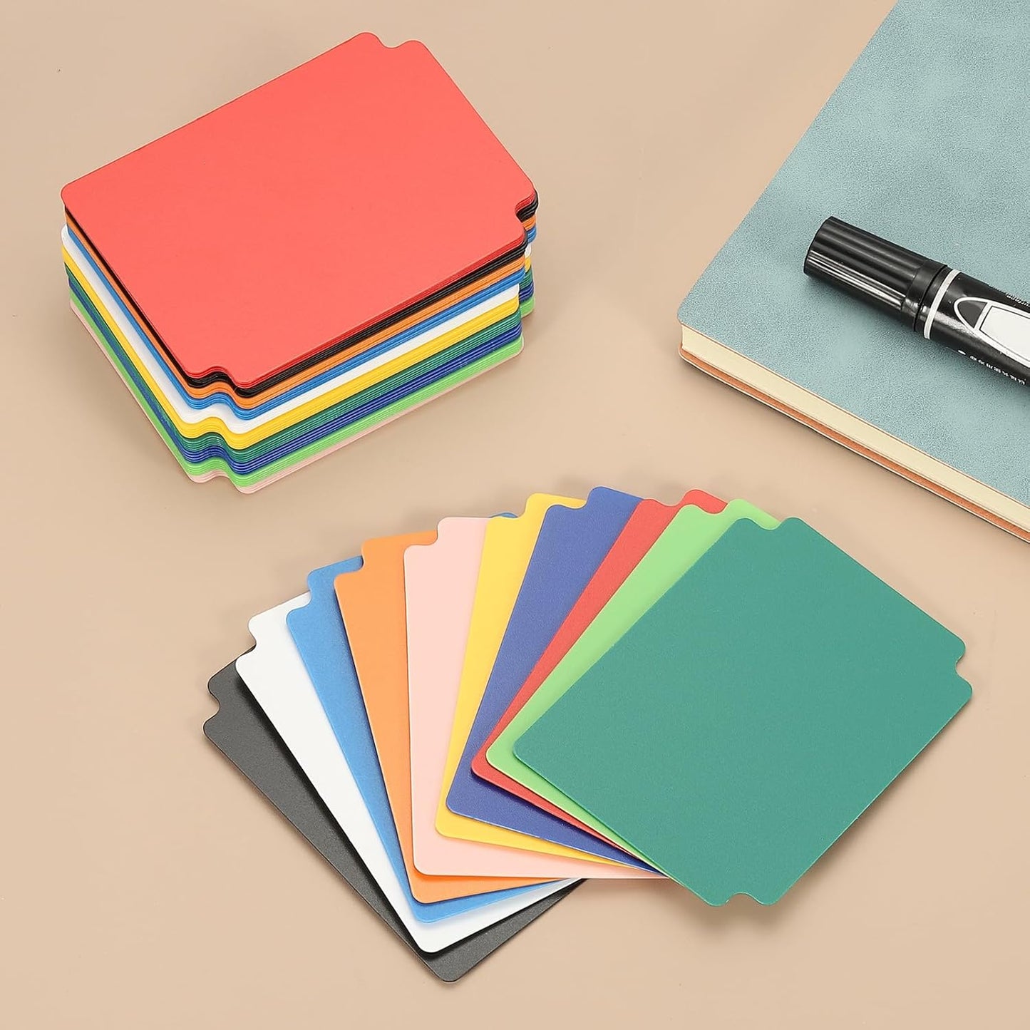 PATIKIL Trading Card Dividers, 50 Pcs Index Card Football Card Sorter Storage Boxes Organizer Tray Accessories for Sports Game Baseball Card, Light Blue