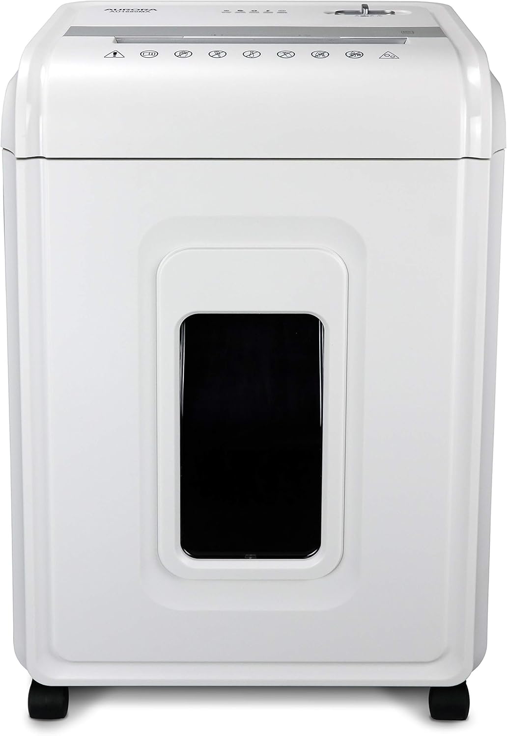 Aurora Heavy Duty High Security 16-Sheet Micro-Cut Shredder/Anti-Jam/60 Min Run Time/ 7-Gallon Pullout Basket and Casters, AU1680MA