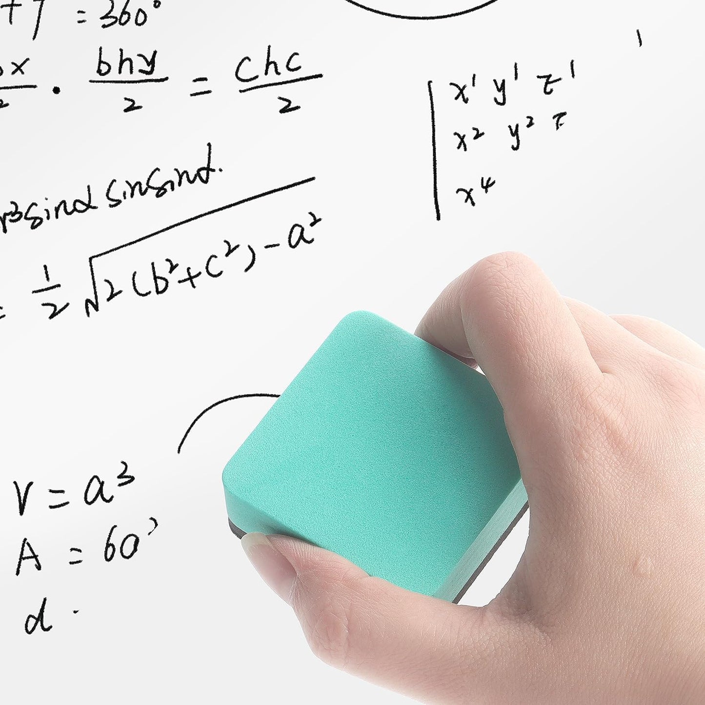 Tamaki 18 PCS Magnetic Whiteboard Dry Erase Erasers, Mini Dry Erasers for White Board, Green