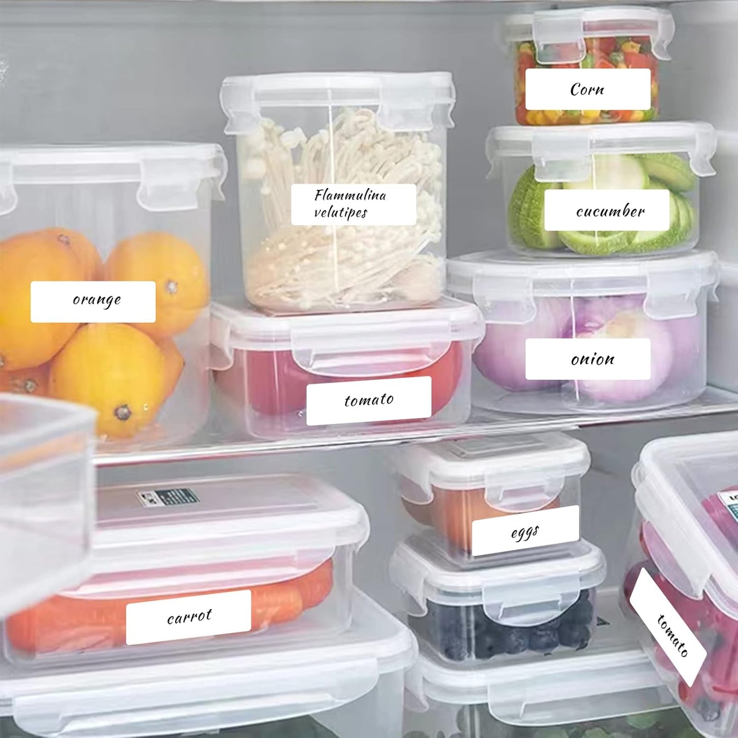 0.6×1.5 Inch Removable Blank Freezer Labels,Water/Oil/Tear Resistant/Ink Won't Smudge No Residue (405 pcs,1 Bag)