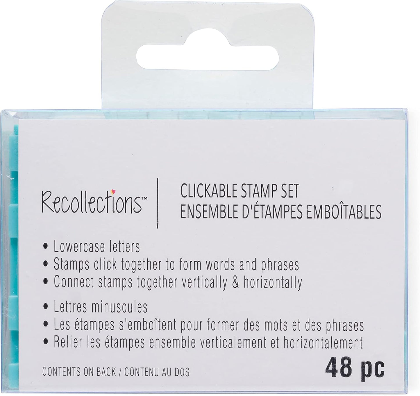 6 Pack: Clickable Lowercase Stamp Set by Recollections®