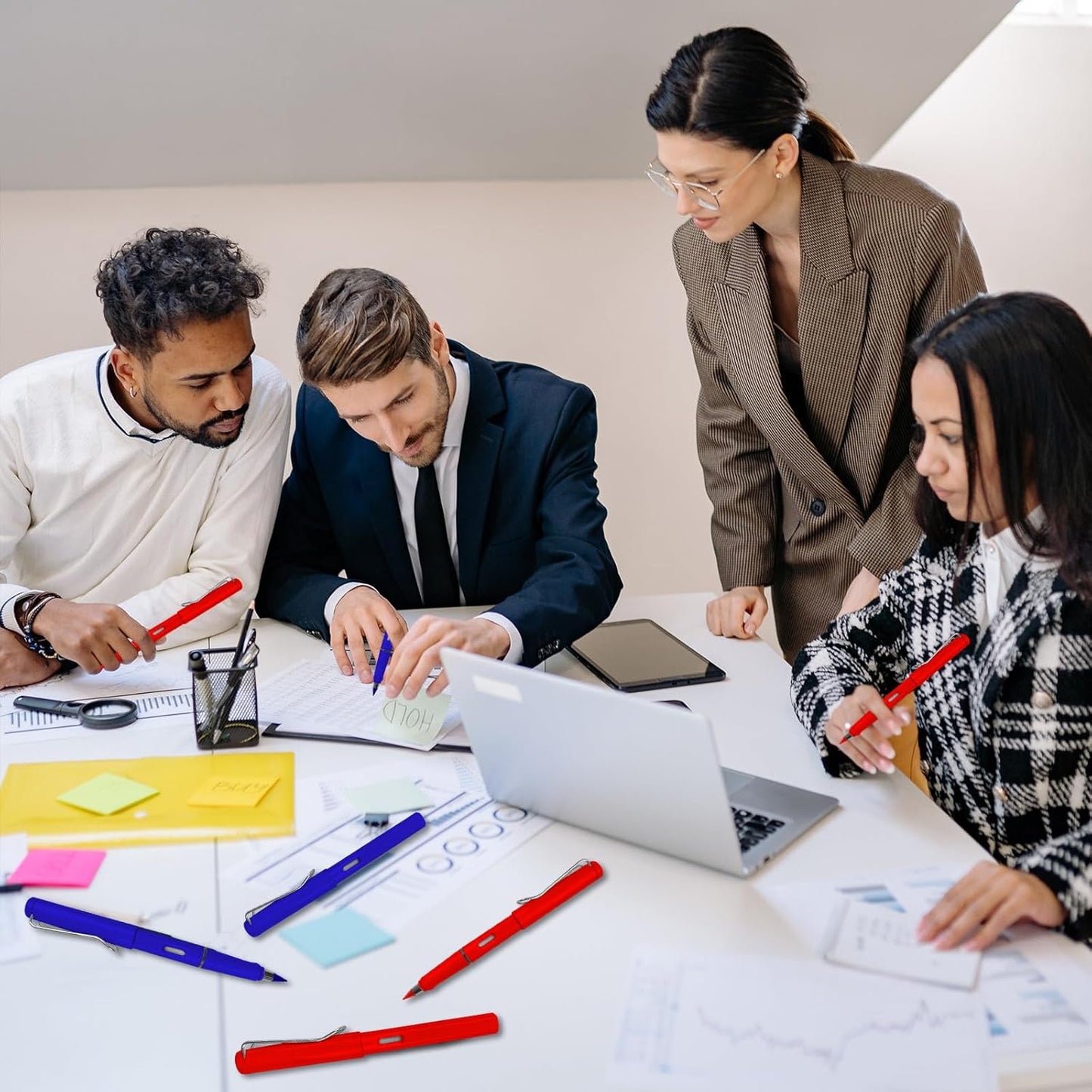 Everlasting Checking Pencils Red Erasable Pencils Correcting Pencils with Erasers for Checking Map Marking Coloring Tests Grading 4 Pack