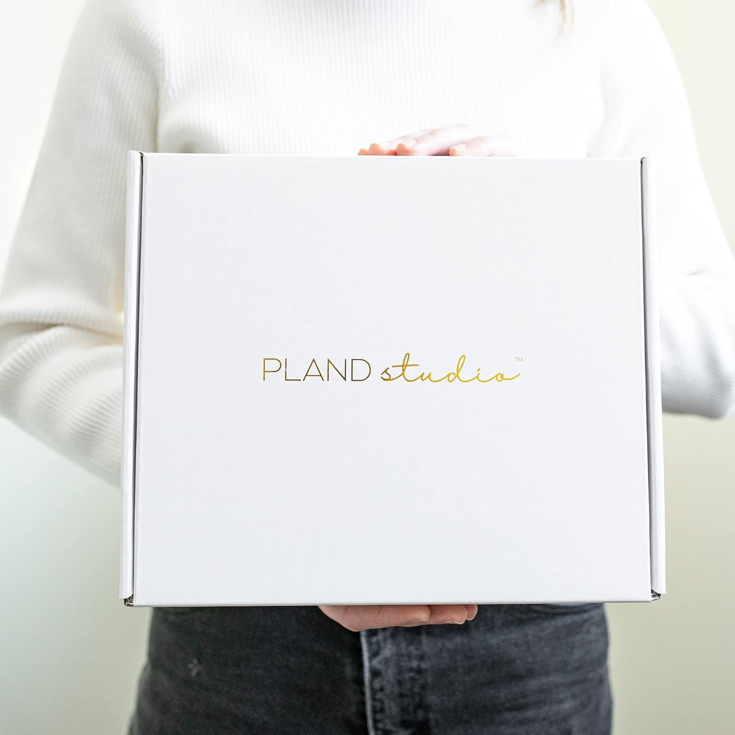 Pland Studio All-In-One 90 Day Goal Planner, Quarterly Planner, Guided Journal with Prompts, Daily Journal Notebook and Hourly Planner! Fitness, Self Care Wellness, Productivity, Mental Health, ADHD, Gratitude Journal