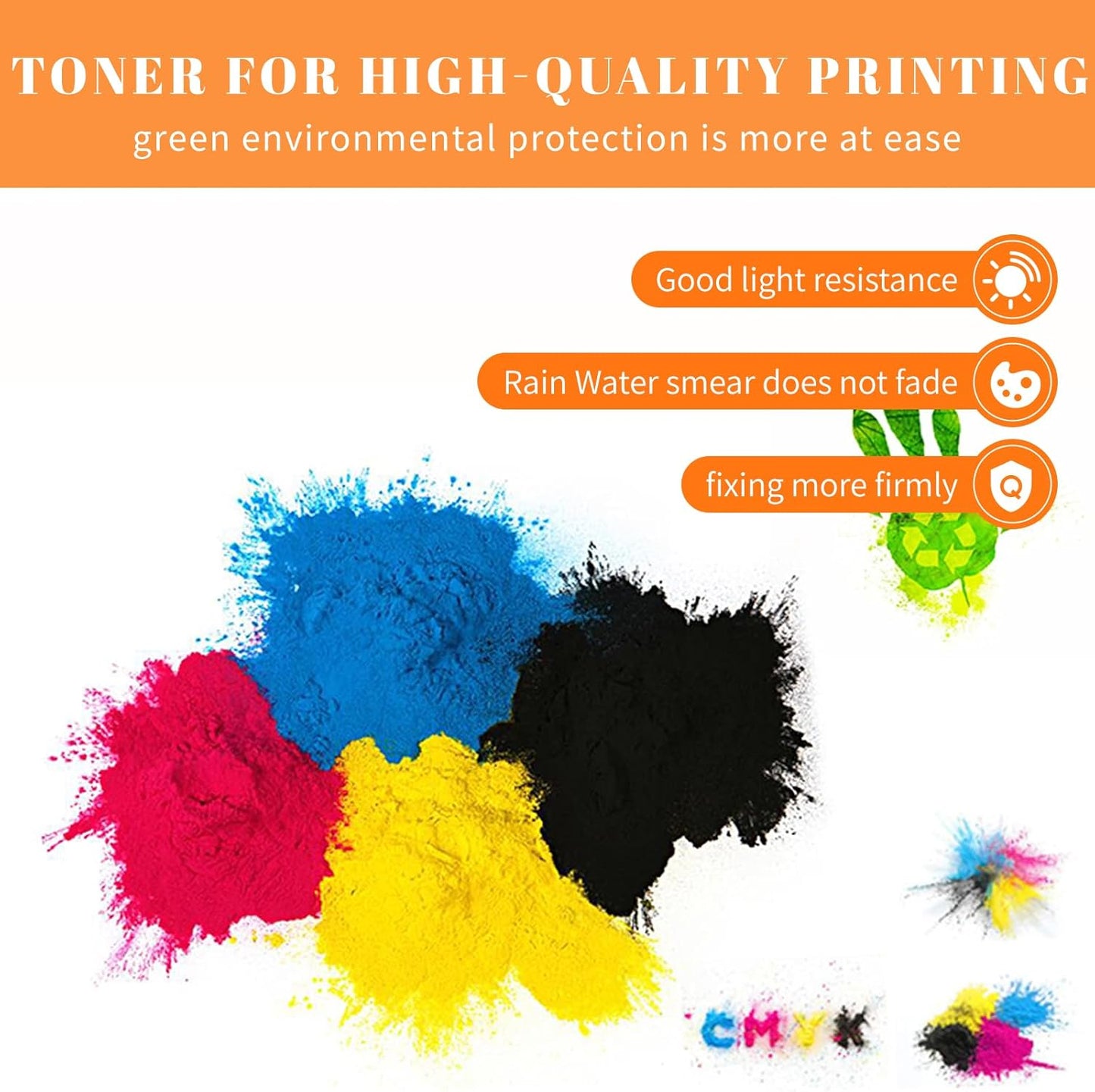 High Yield MX-C35T MX-C357F Toner Cartridge Replacement for Sharp MX-C35TB MX-C35TC MX-C35TY MX-C35TM for Sharp MX-C357F MX-C407P Printers (4-Pack Black Cyan Magenta Yellow)