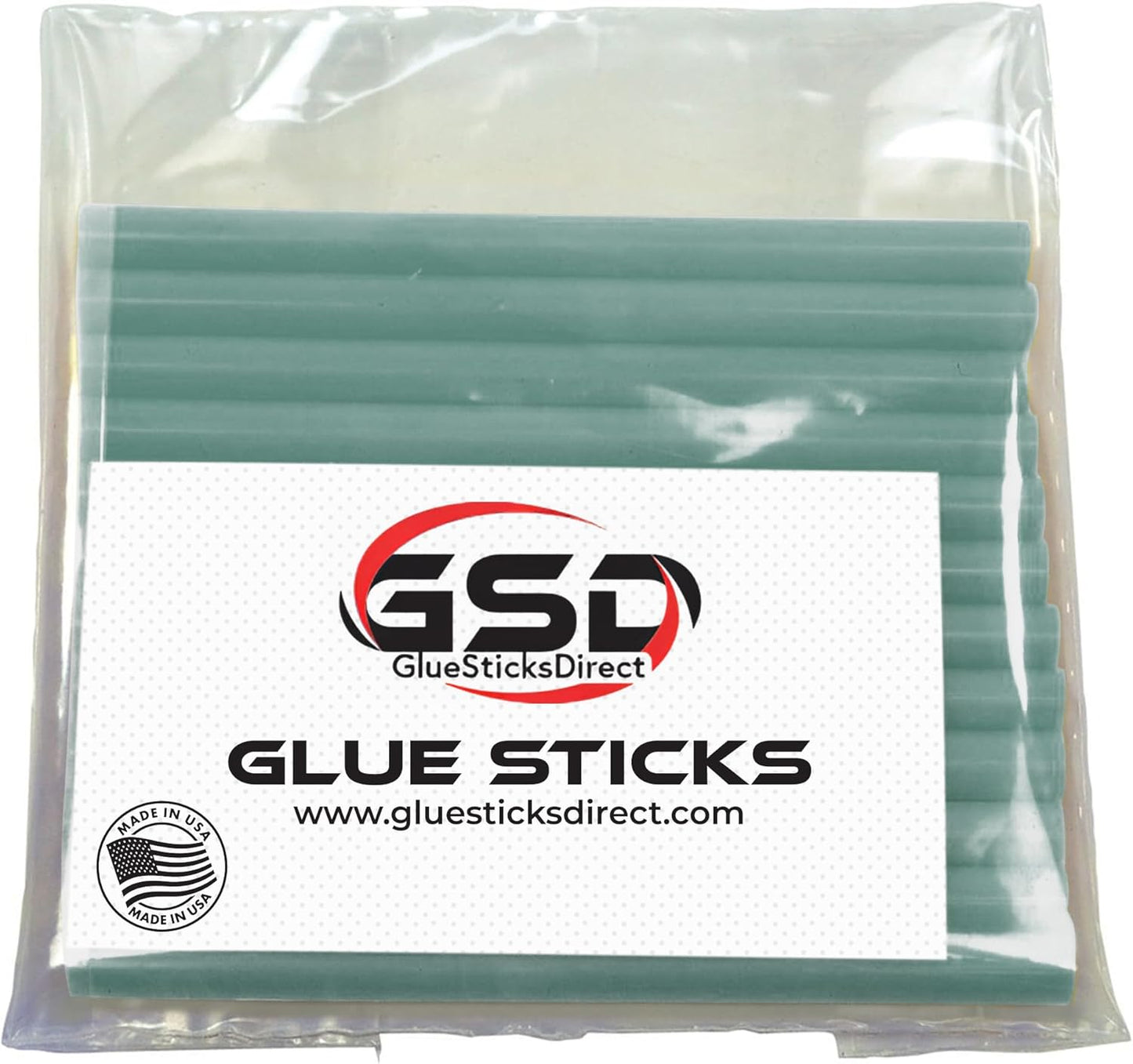 Mini Size Hot Melt Glue Sticks for Glue Gun - Bulk 4in Country Blue Wax Glue Sticks - Great for Art Craft Repairs & Compatible w/Most Glue Guns - 5/16" X 4" (24 Sticks) - Made in USA