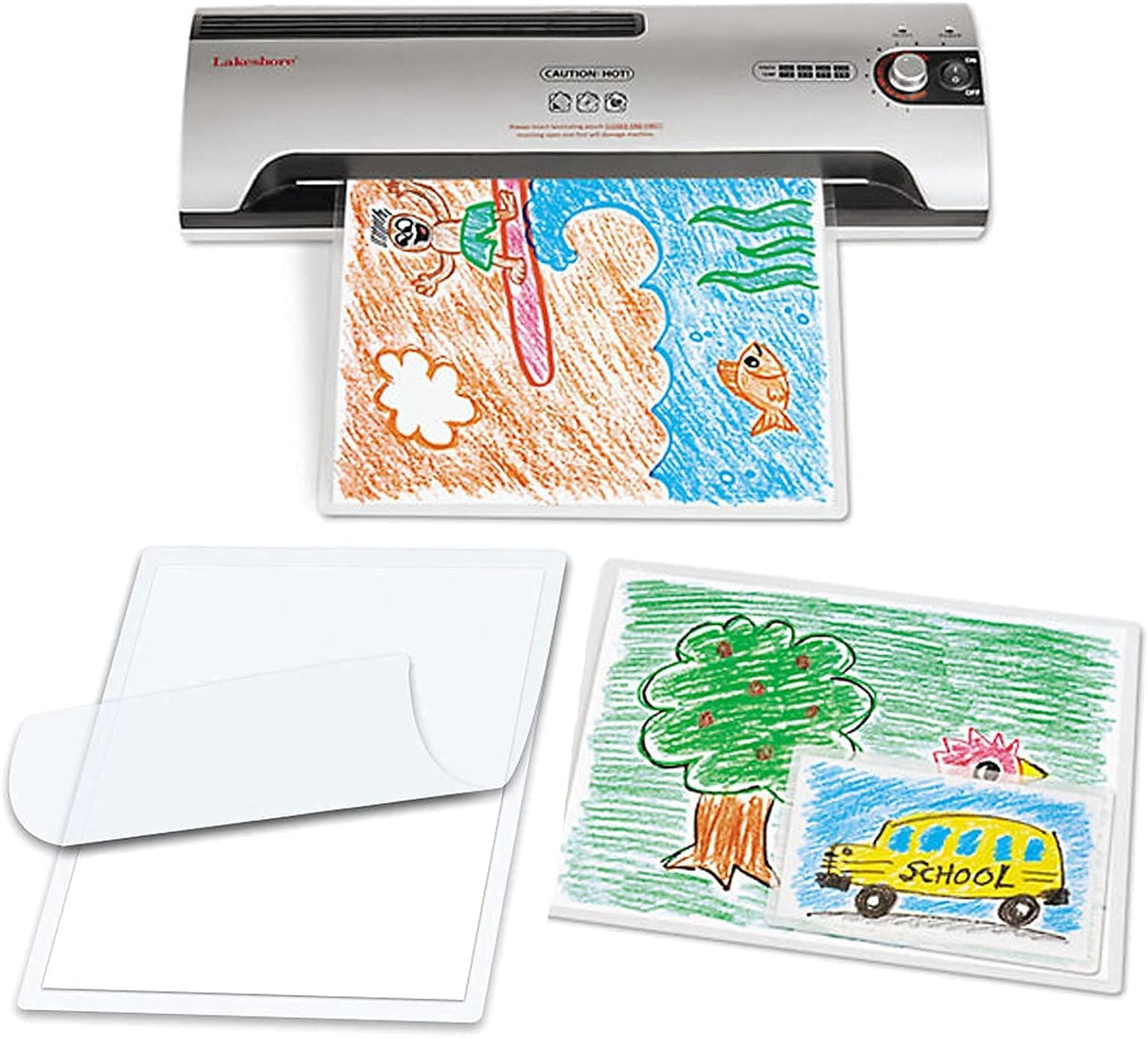 Coopaty Thermal Laminating Pouches, 9 x 11.5-Inches, 3 Mil Thick, Clear Laminating Sheets (200 Pack)