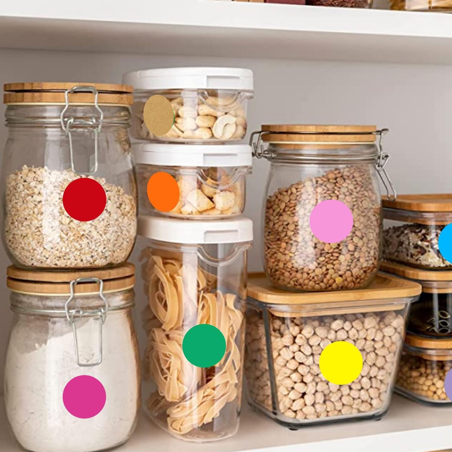 1 Inch Round Label Removable Color Code Dot Stickers,Garage Sale Sticker Price Tags Blank Yard Sale Circle Dot Stickers Writable Not Blurry (1050 Pack,Green)