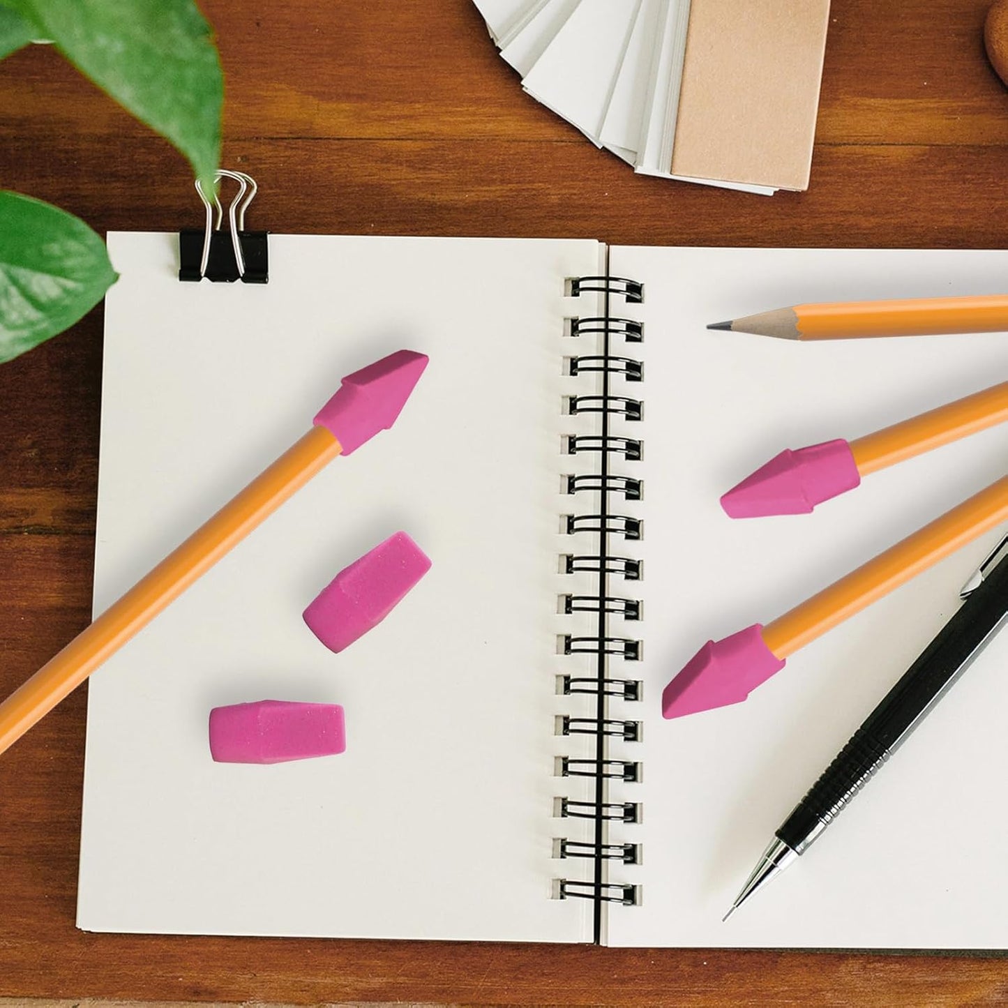 Pencil Top Erasers, 144 Count Pink Cap Erasers, Pink Eraser Tops, Pencil Toppers, Pencils Cap Eraser