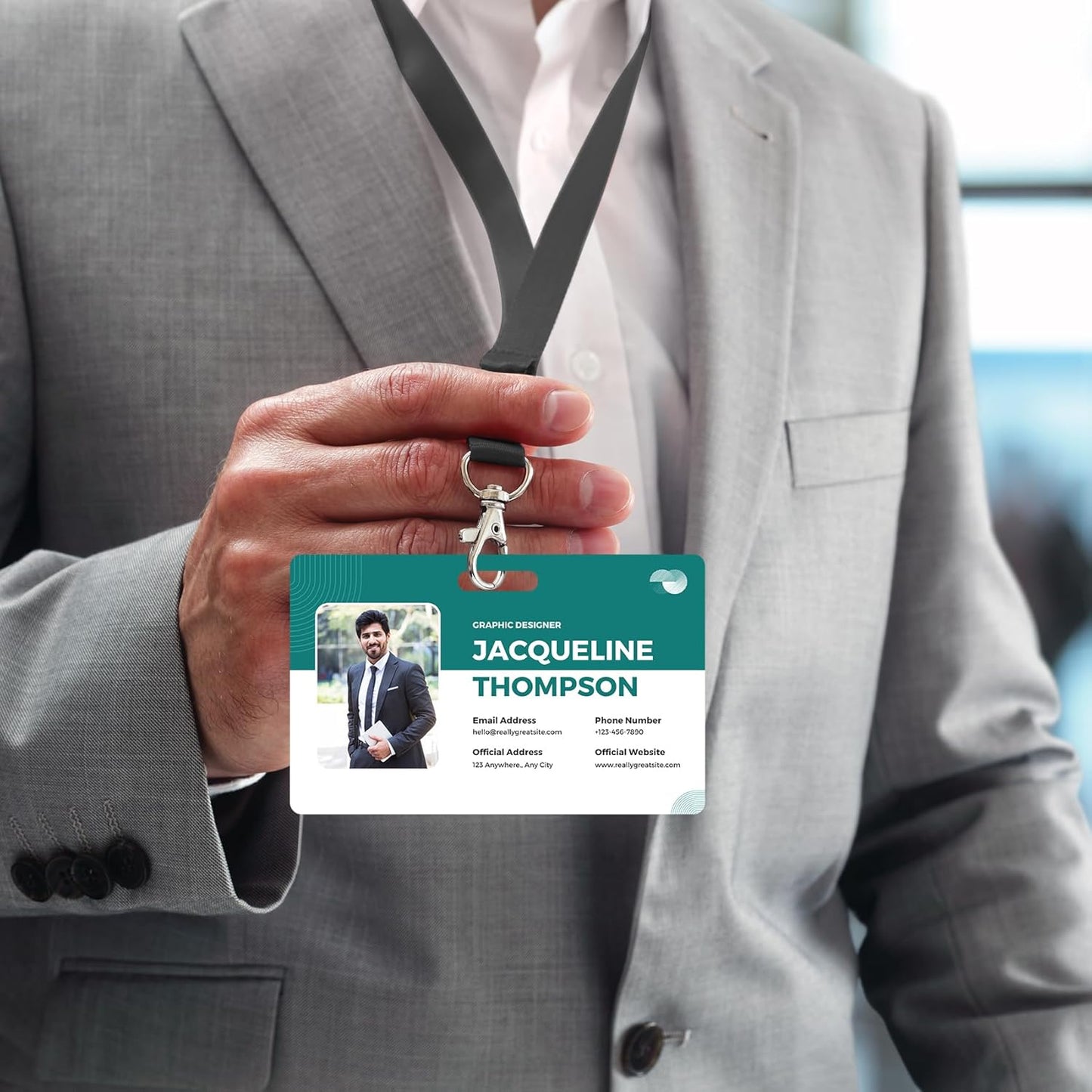 Custom Id Badge Custom Id Card Identification Badges Customizable Personalized Name Badge Customize Name Tag Photo Logo Employee Work Office Volunteer Customized Personal (Vertical-1)