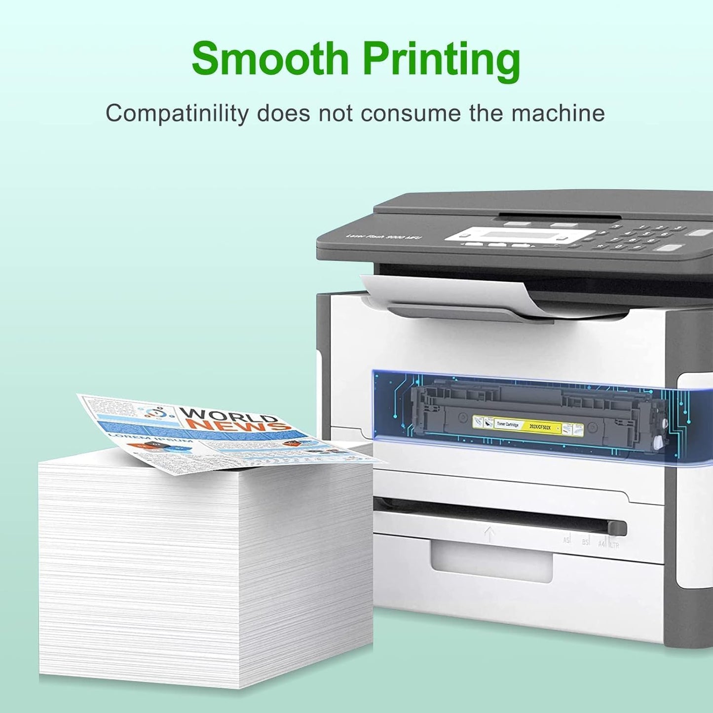 Remanufactured C310 C315 Toner Cartridge Replacement Ink 006R04356 for Xerox C310 C315(1-Pack Black)