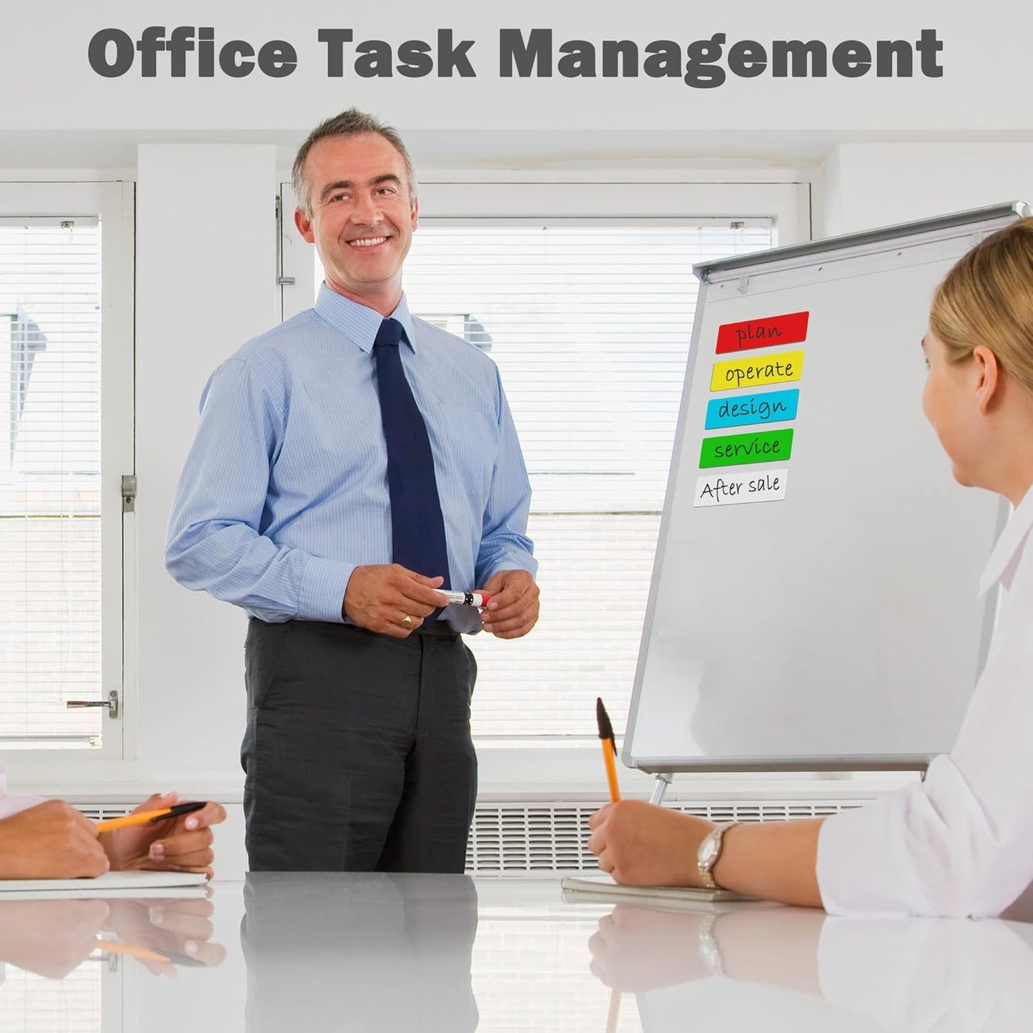 LLPT Dry Erase Magnetic Labels 0.5" x 2" 50 Packs Blank Writable Magnet Stickers Reusable for Refrigerator Shelf Whiteboard Toolbox Craft and Other Metallic Surfaces Yellow (DML0520YW)