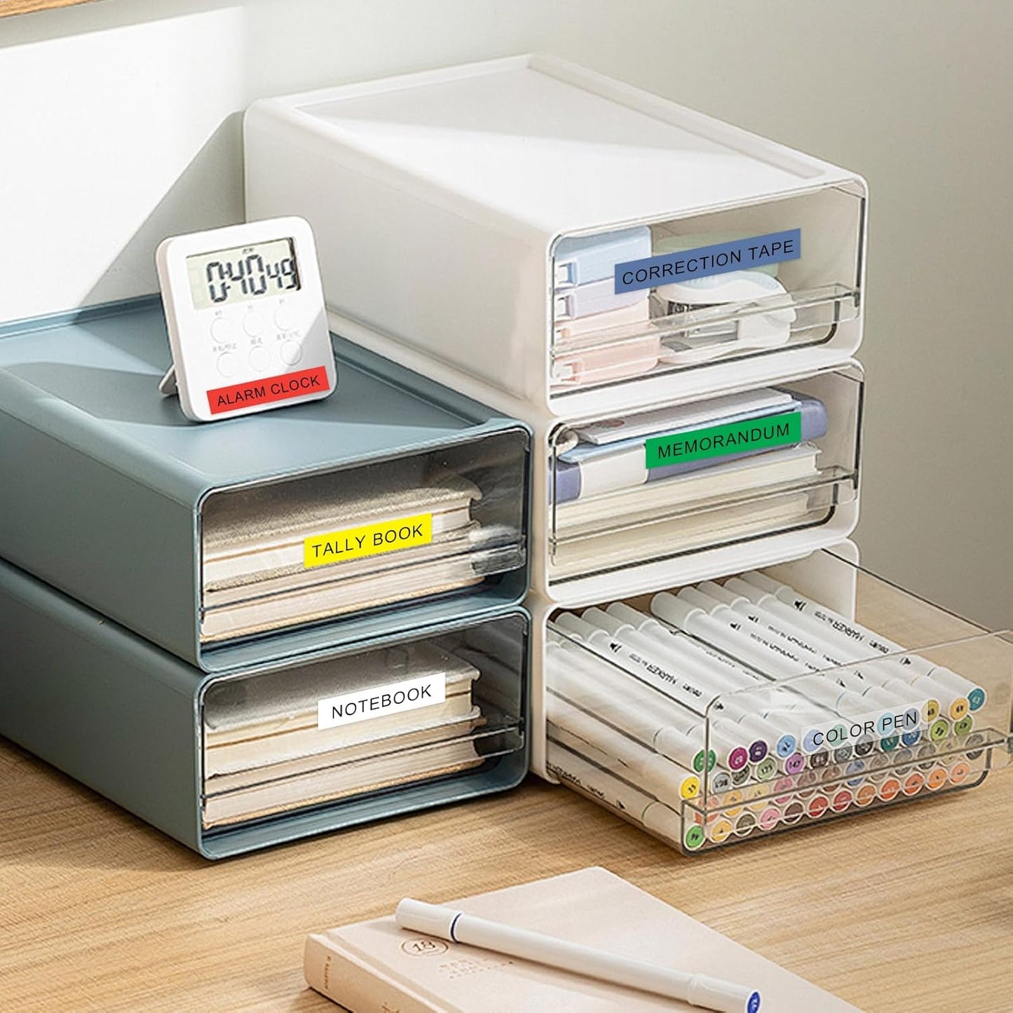 Pristar 6-Pack Compatible Label Tape Replacement for Casio Label Tape 9mm 0.35” XR-9WE XR-9X XR-9RD XR-9BU XR-9YW XR-9GN Work for KL-60 KL-100 KL-120 KL-750 KL-780 KL-7000 KL-8100 Label Maker