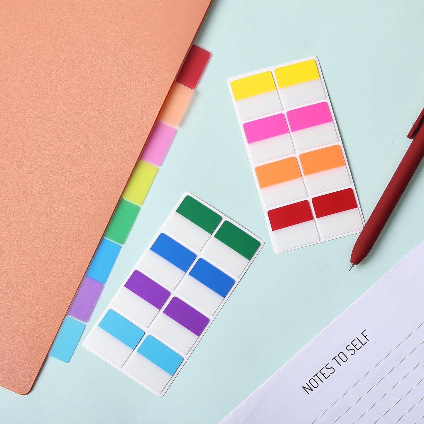 Mr. Pen- Sticky Index Tabs, 240 Pcs, Colorful Sticky Tabs for Notebooks, Page Markers, Page Tabs for Binders, Page Tabs Sticky Tabs for Books, Notebook Tabs, Book Sticky Tabs for Notebooks