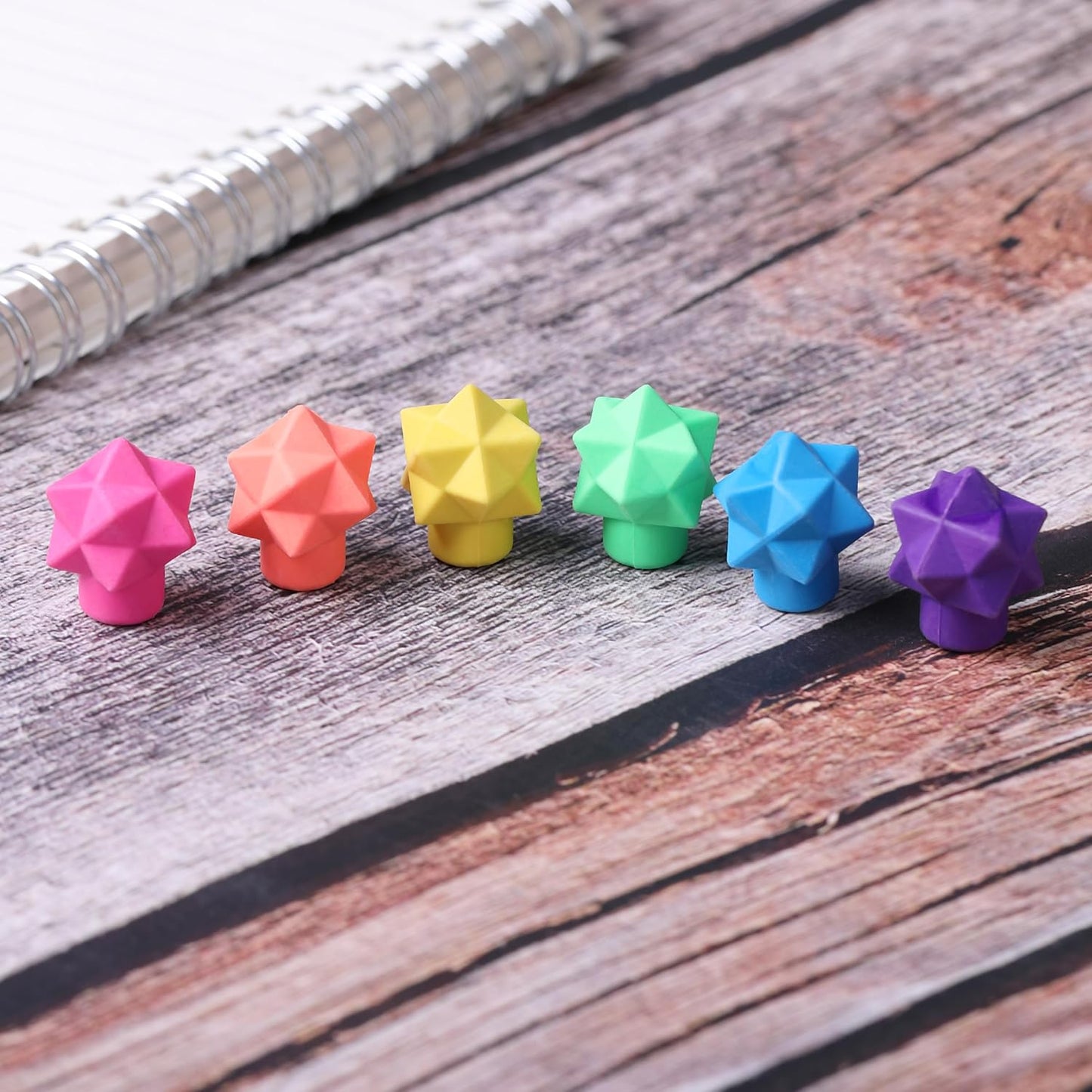 Mr. Pen- Pencil Erasers Toppers, 48 Pack, Vibrant Colors, Erasers for Pencil, Pencil Top Erasers, Back to School Supplies