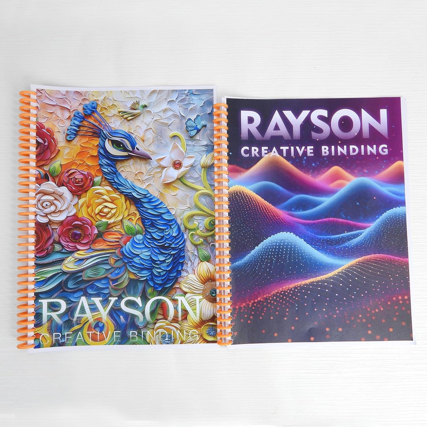 Rayson PROC1230OR Click Binding Spines, 3:1 Pitch, 1/2" Diameter, 90 Sheets Binding Capacity, Orange, 30/Box