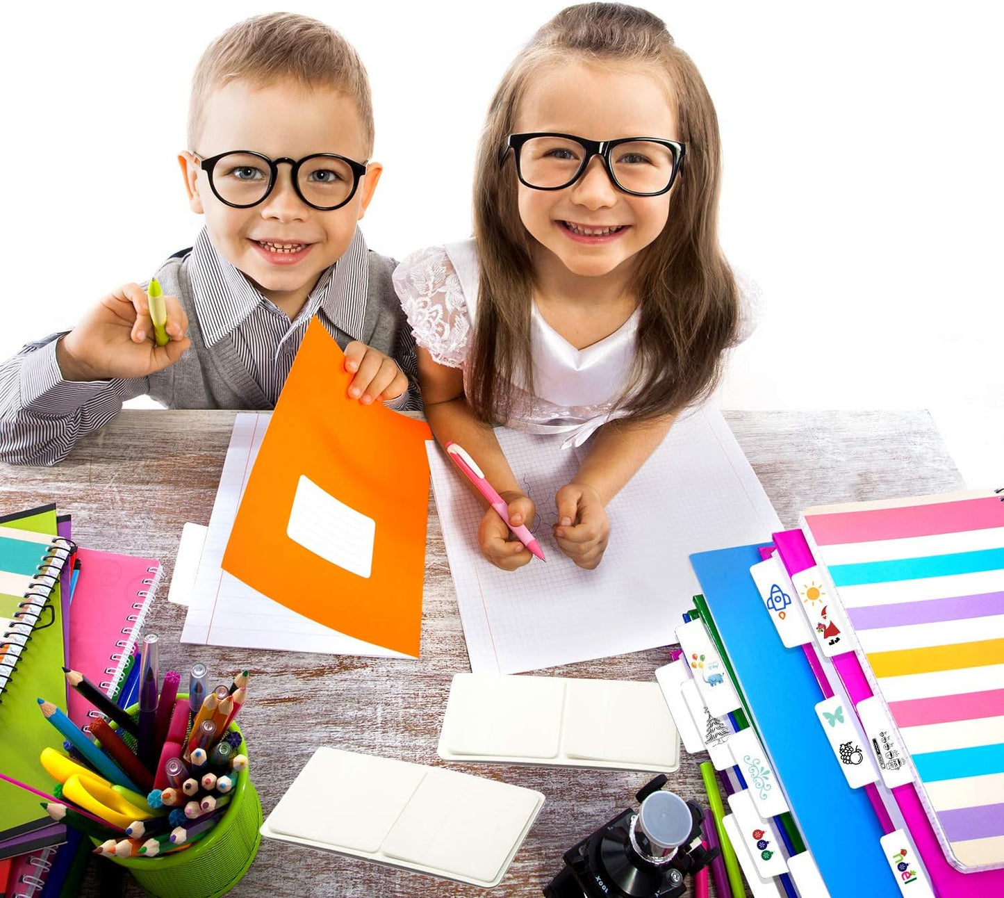 Sticky Index Tabs Page Marker Pop-up Page Flags Notes Tabs, 1.6 x 2 Inch, White (400 Pieces)