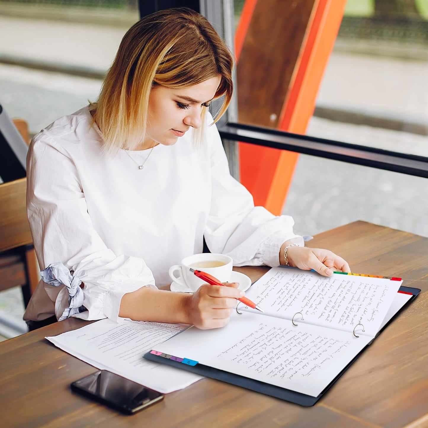 Tab Dividers for 3 Ring Binders – 6 Sets, 1–15 Numbered Index Dividers with Table of Contents – 8.5 x 11 in, 3-Hole Punched – Binder Dividers for School, Office, Filing, Organizing - 6 Pack