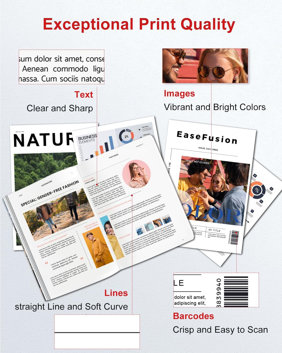 245XL 246XL Combo Pack Replacement for Canon Ink 245 246 PG-245 XL PG-245XL Black Color Ink Cartridges for Canon Pixma MX490 MX492 MG2522 TR4520 TS3322 TS202 MG2500 TS3122 TR4500 Printer