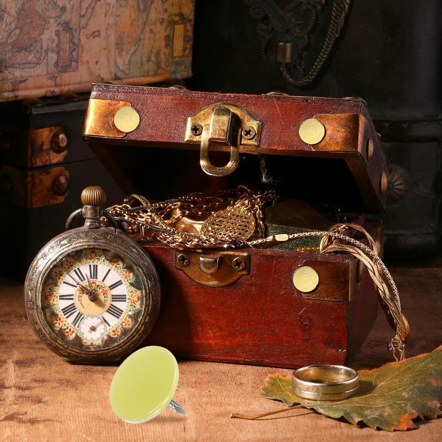 uxcell 150Pcs Upholstery Tacks, 11mmx10mm Flat Head Thumb Tack Decorative Furniture Nails Push Pins for Furniture Sofa Headboards, Light Yellow