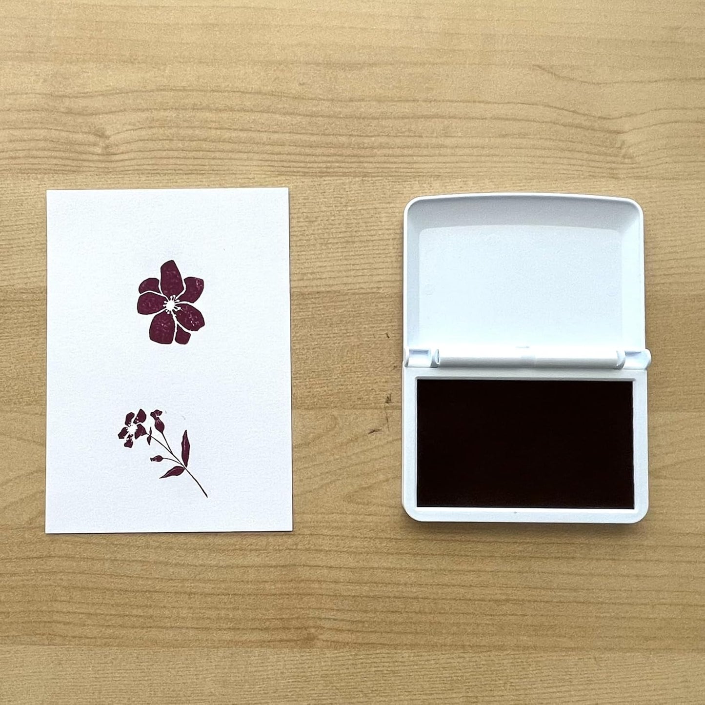 COLOP Make Series, Ink Stamp Pads, with Non-Toxic Premium Ink, Water-Based Acid-Free (Cozy Red, Make 3-3-1/2" x 6-1/4")