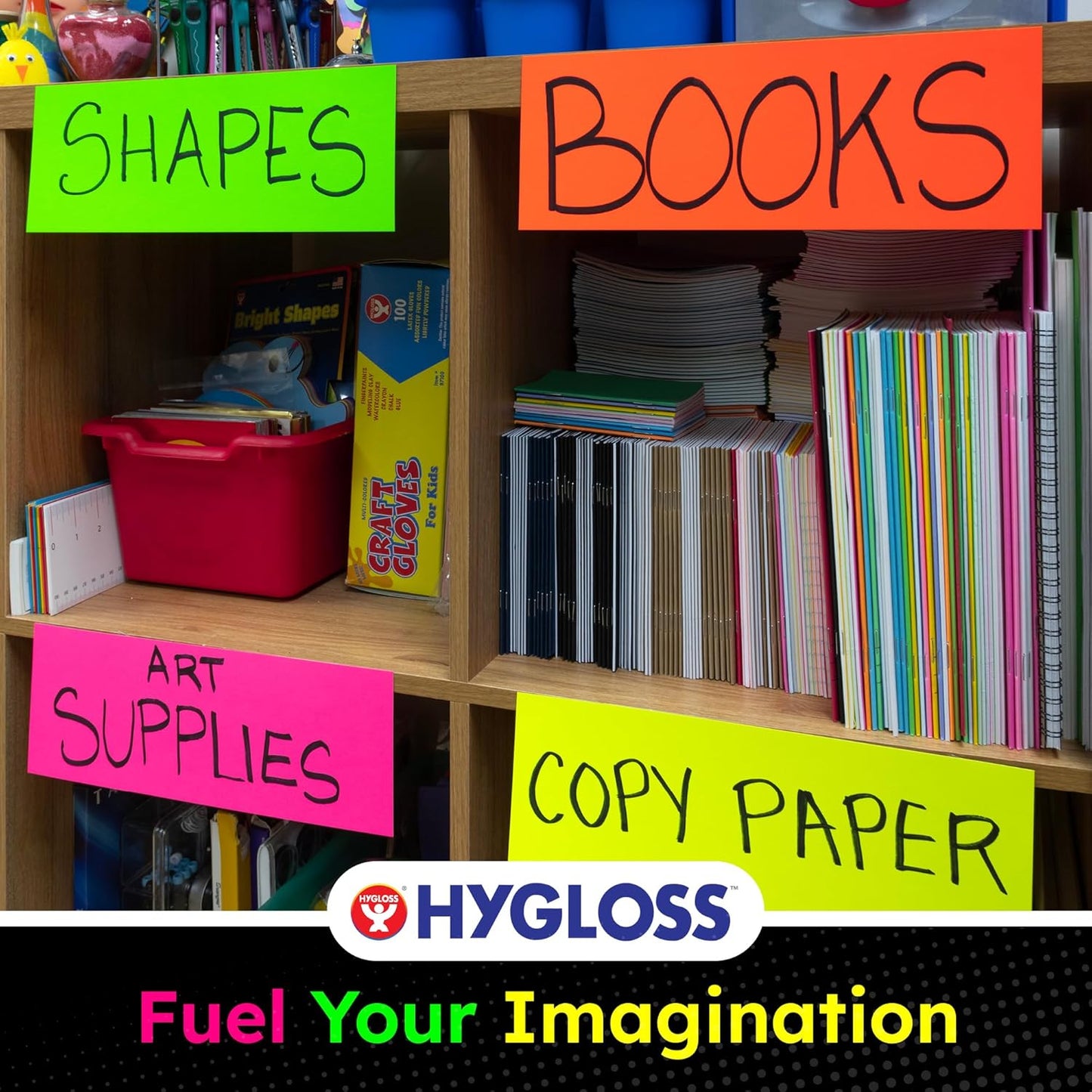 Hygloss Small Poster Board 4x11 - 50 Neon Orange Single Color Poster Boards Bulk Pack - 10 Pt. Thickness Colored Poster Board Paper for Projects, Flash Cards, Signs - Posterboard Multipack 4" x 11"