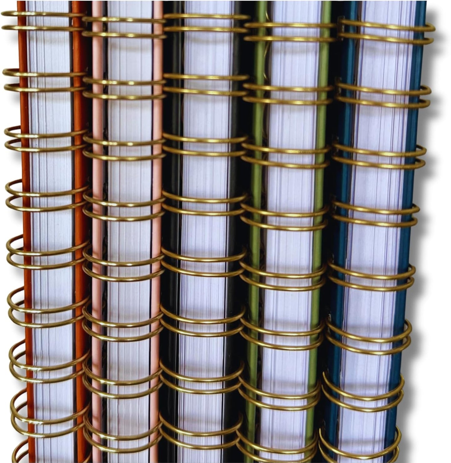 | Meeting Notebook for Work | 8.25" x 11.75" | Project Planner | Simple Design | Multiple Layouts | Office and Business Planner (Rust, Meeting Planner - Portrait)