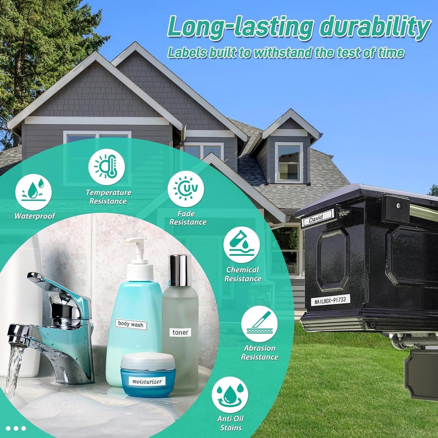 Cruxer 10 Pack Replacement for P-Touch TZe-231 TZe231 TZ231 12mm 0.47" Black on White Laminated Label Tape Compatible for Ptouch PT-D200 PT-D210 PT-D400 PT-H100 PT-1230PC Label Makers