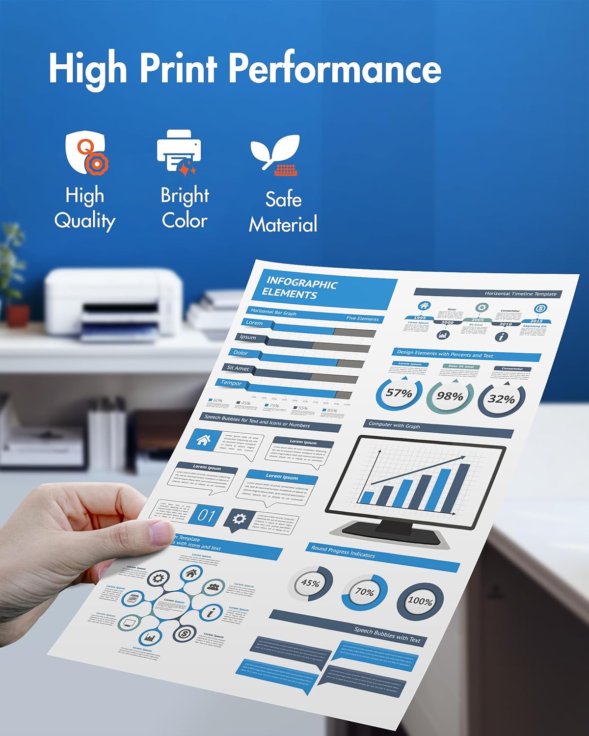 202X Toner Cartridges (with Chip) - High Yield Replacement for HP 202X Toner Cartridges CF500X 202A CF500A Works for HP Color Laserjet Pro MFP M281fdw M281cdw M281fdn M254dw M254dn Printer (4 Pack)