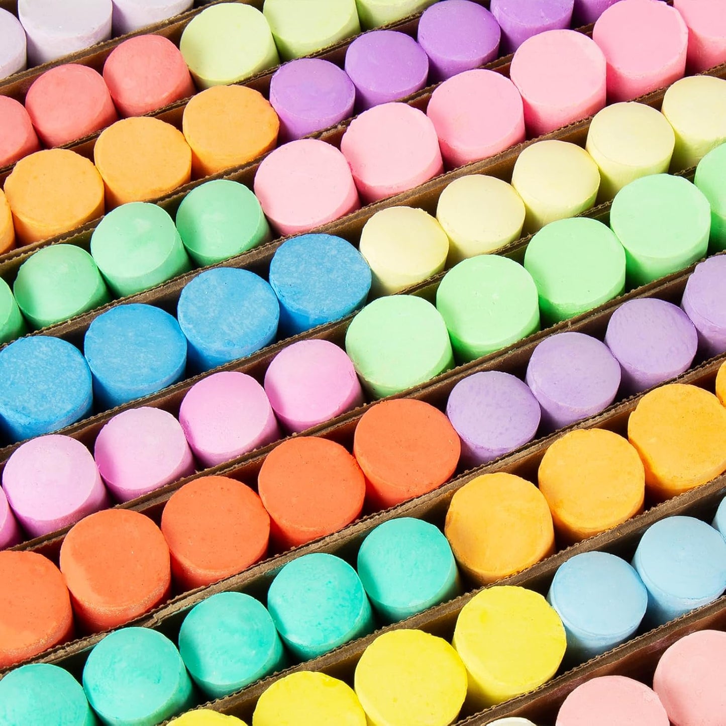 180PCS Sidewalk Chalks Set in 20 Colors, Non-Toxic, Washable Jumbo Outdoor Chalk for Kids, Pavement Chalk